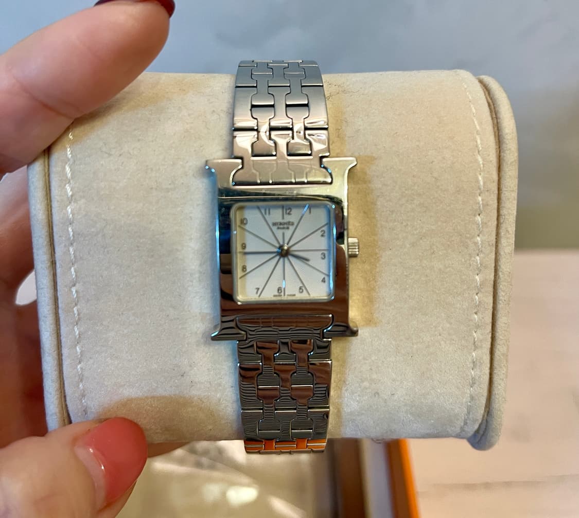 (정품 풀박)HERMES에르메스 H 아워 시계 /스몰사이즈 상품이미지2