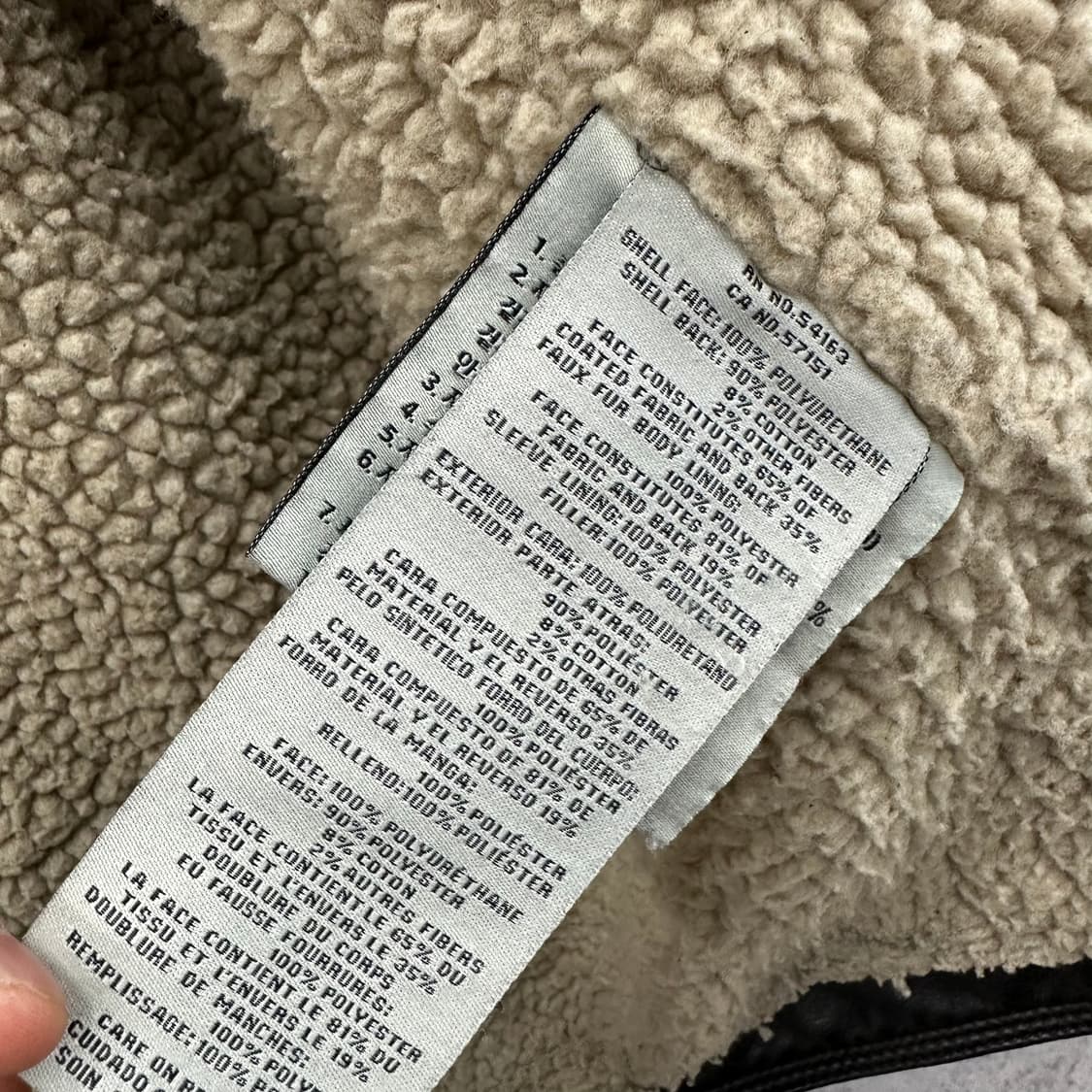 95 리바이스 남자 에코레더 쉐르파 트러커 자켓 상품이미지7