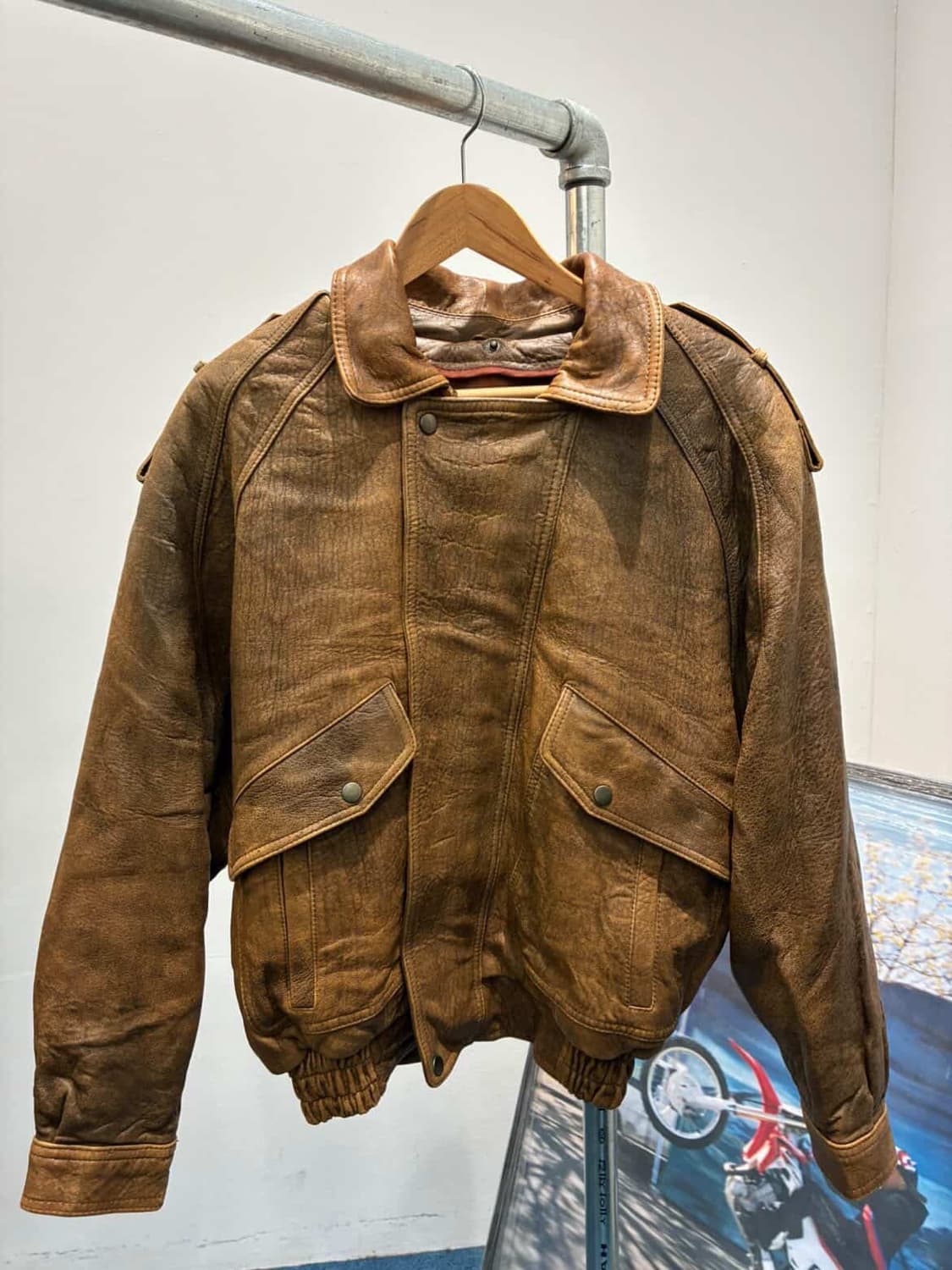 빈티지 램스킨 자켓 상품이미지2