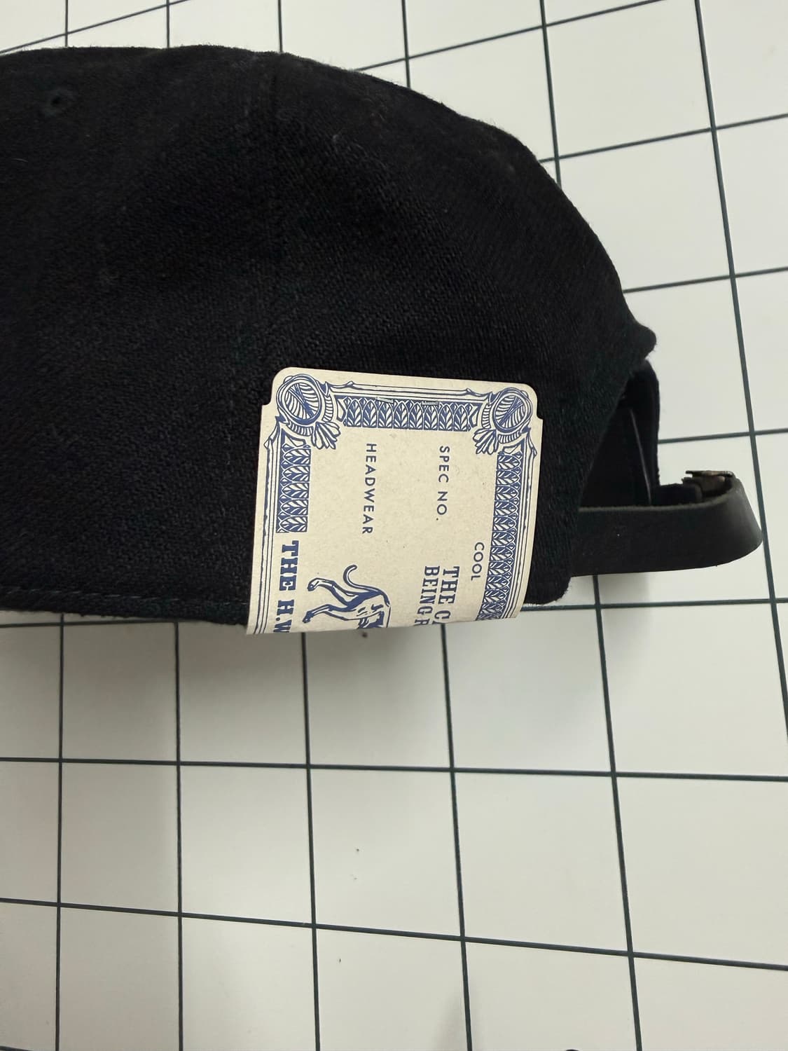 THE H.W.DOG&CO BASEBALL CAP-Black  상품이미지8