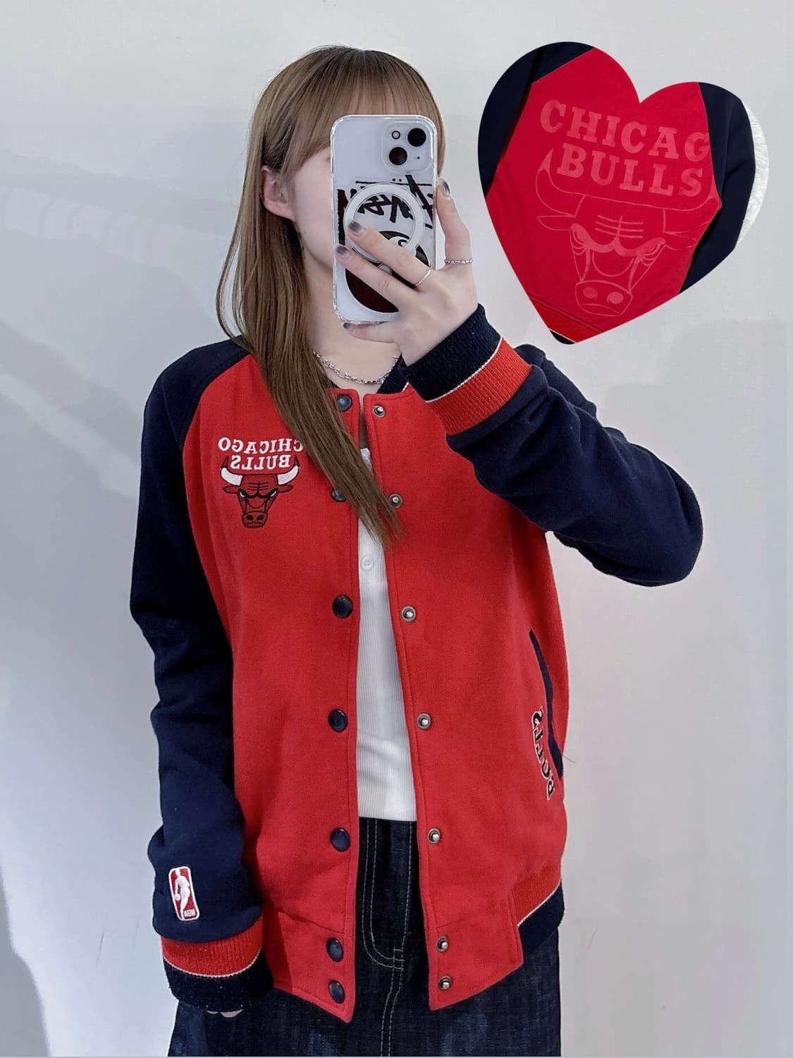 NBA 시카고불스 코튼 스타디움 자켓 상품이미지1