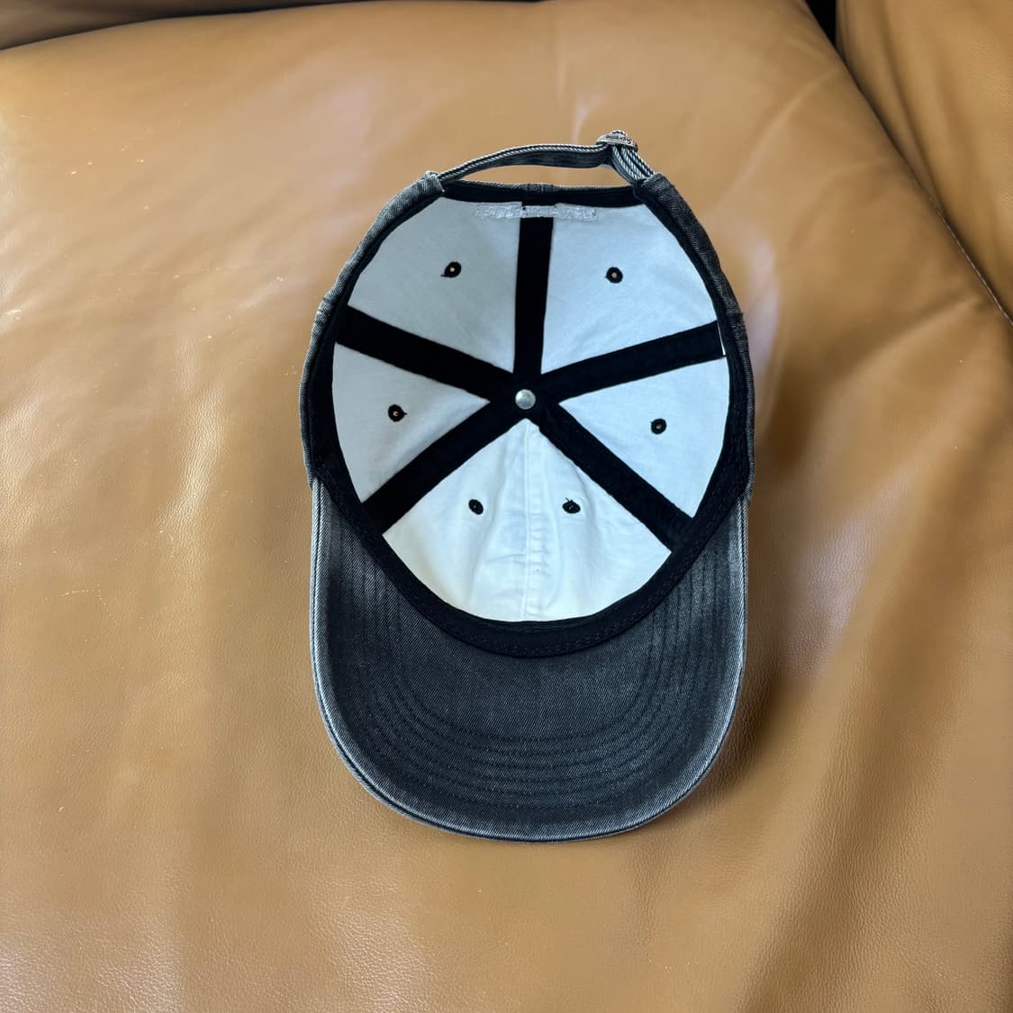 슈프림 S로고 볼캡 모자 20SS 피그먼트 블랙 상품이미지7