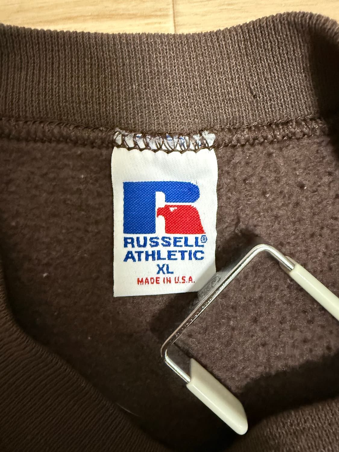 [XL] 90s 빈티지 러셀 스웻셔츠 맨투맨 브라운 상품이미지6