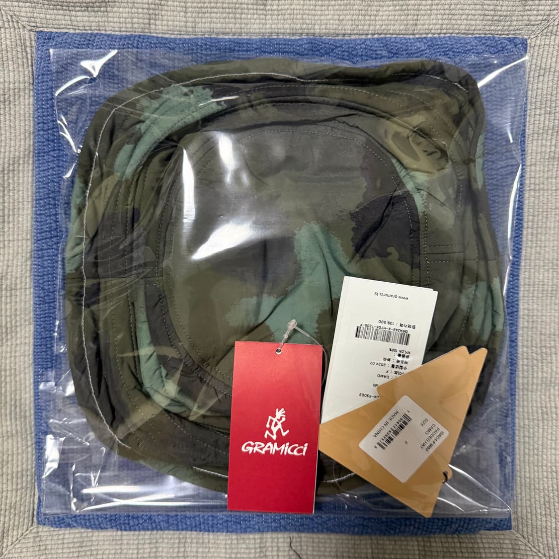 그라미치 X 앤드 원더 패디드 햇 카모 상품이미지3