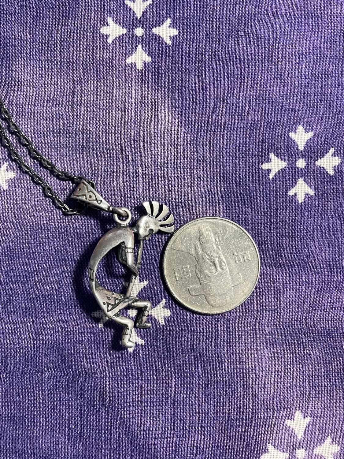  Vintage Silver Kokopelli Necklace 상품이미지5