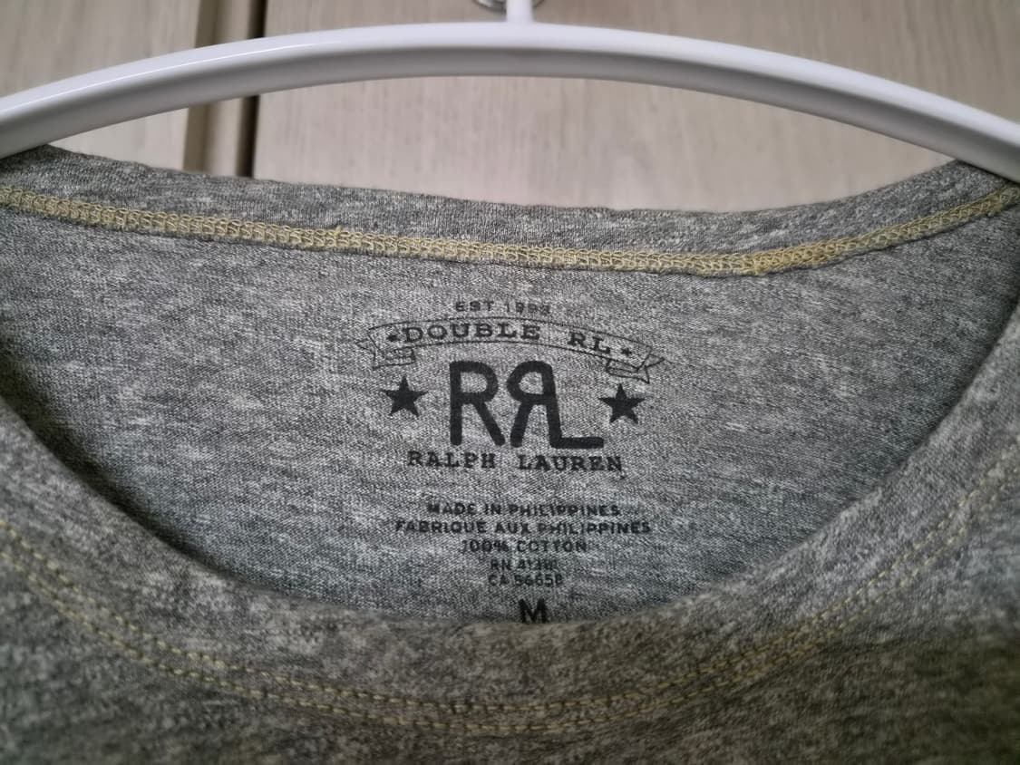 더블알엘 RRL 그라데이션 로고 티셔츠 상품이미지5