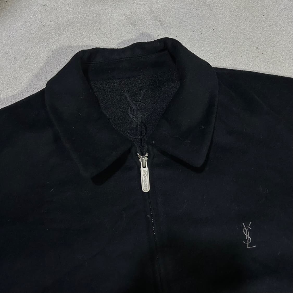 (XL)입생로랑 모직블루종 상품이미지2