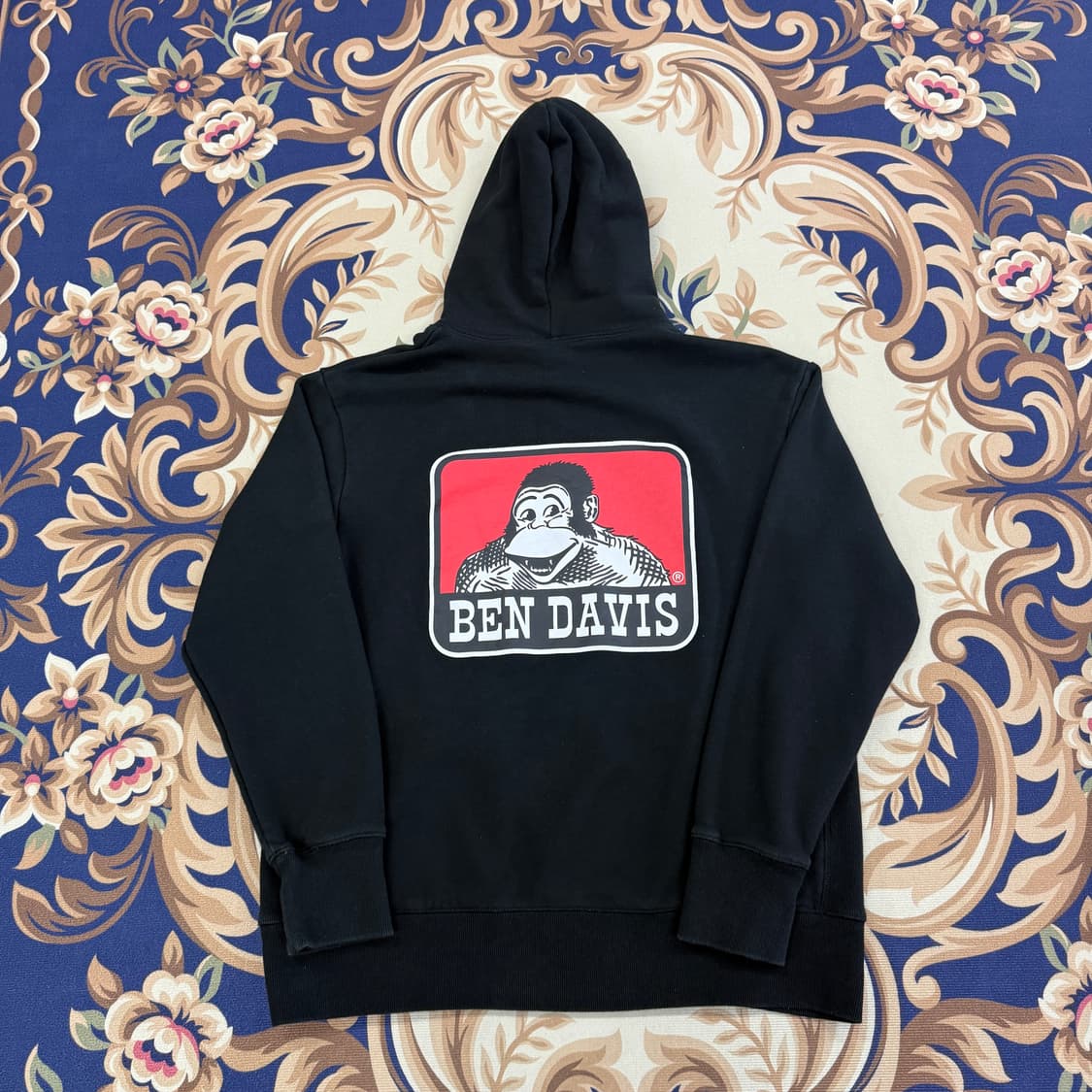 (L)JPN 벤데이비스 Bendavis 빅로고 후드티셔츠(블랙) 상품이미지1