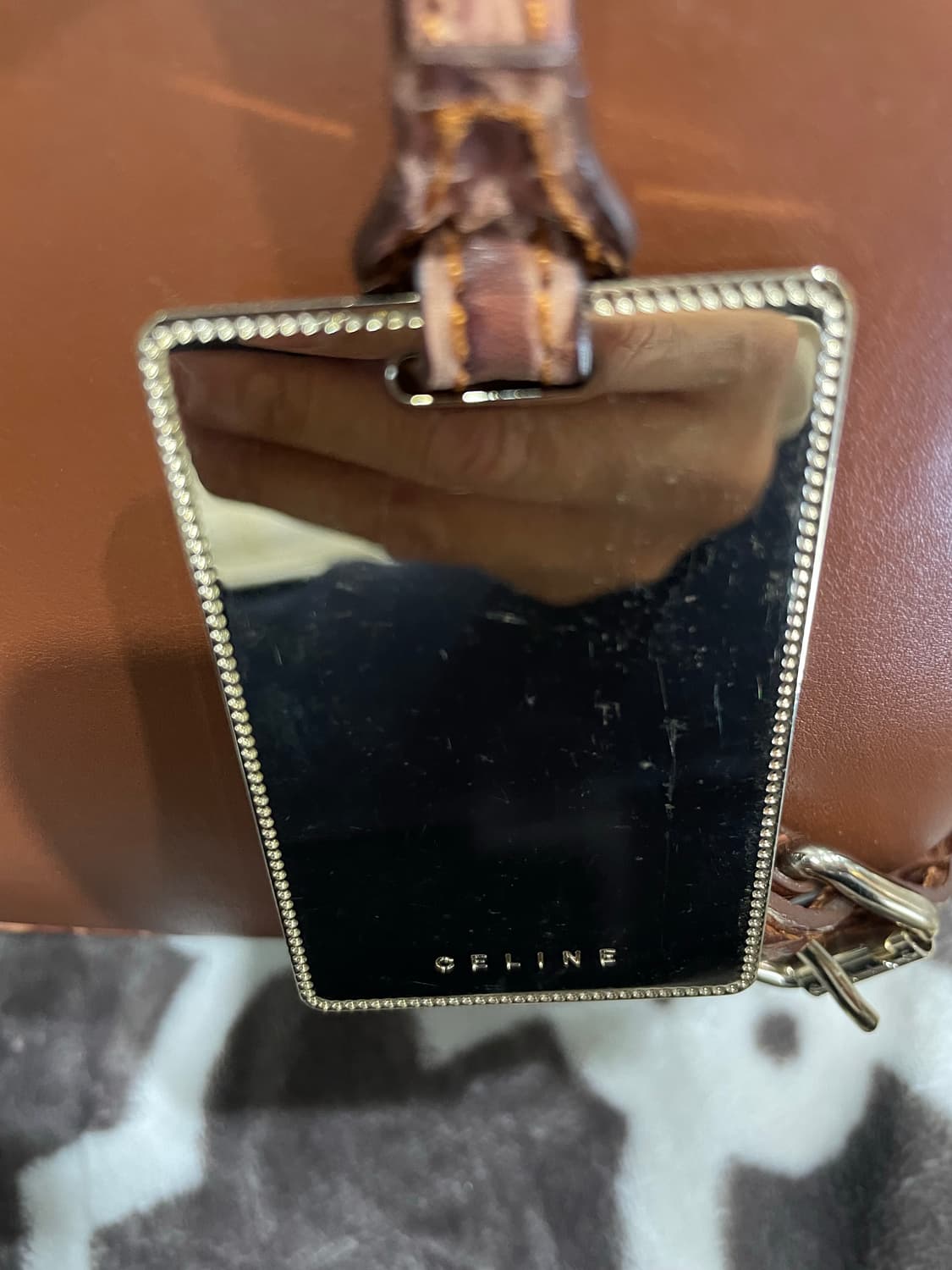 셀린느 악어가죽 트래블 토트백 정품 상품이미지8