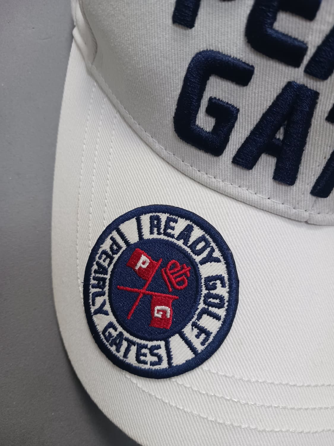 [58] 파리게이츠 투어 골프 볼캡 야구 모자 화이트 상품이미지2