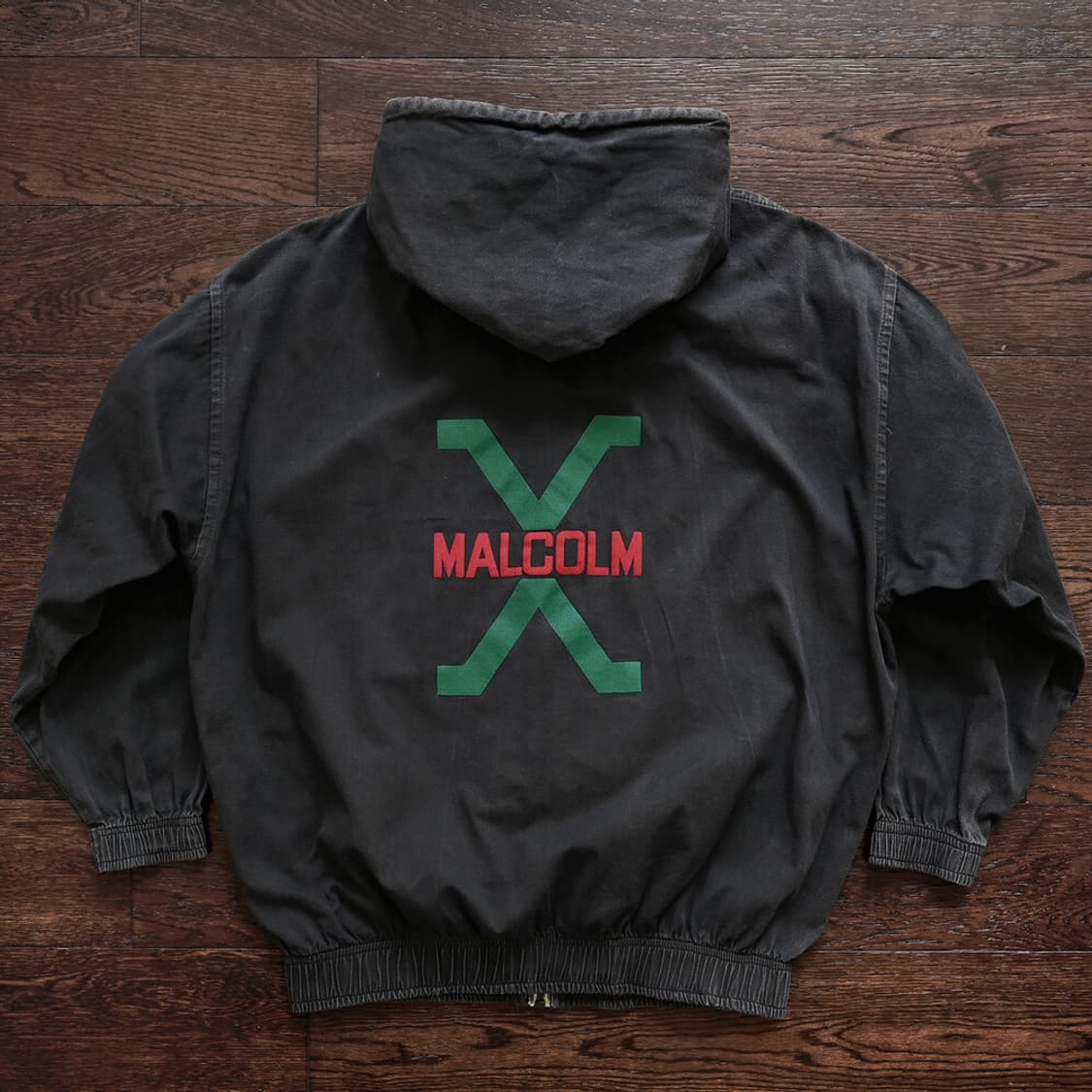 90s Malcolm X 말콤엑스 빈티지 후드집업 상품이미지2