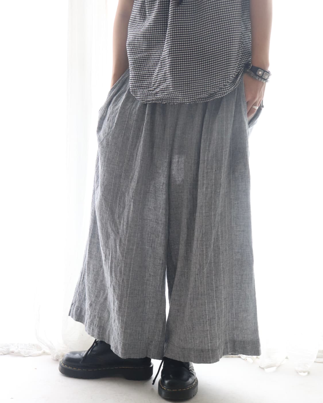 [Nest Robe] Linen Blend Hakama Pants 상품이미지8
