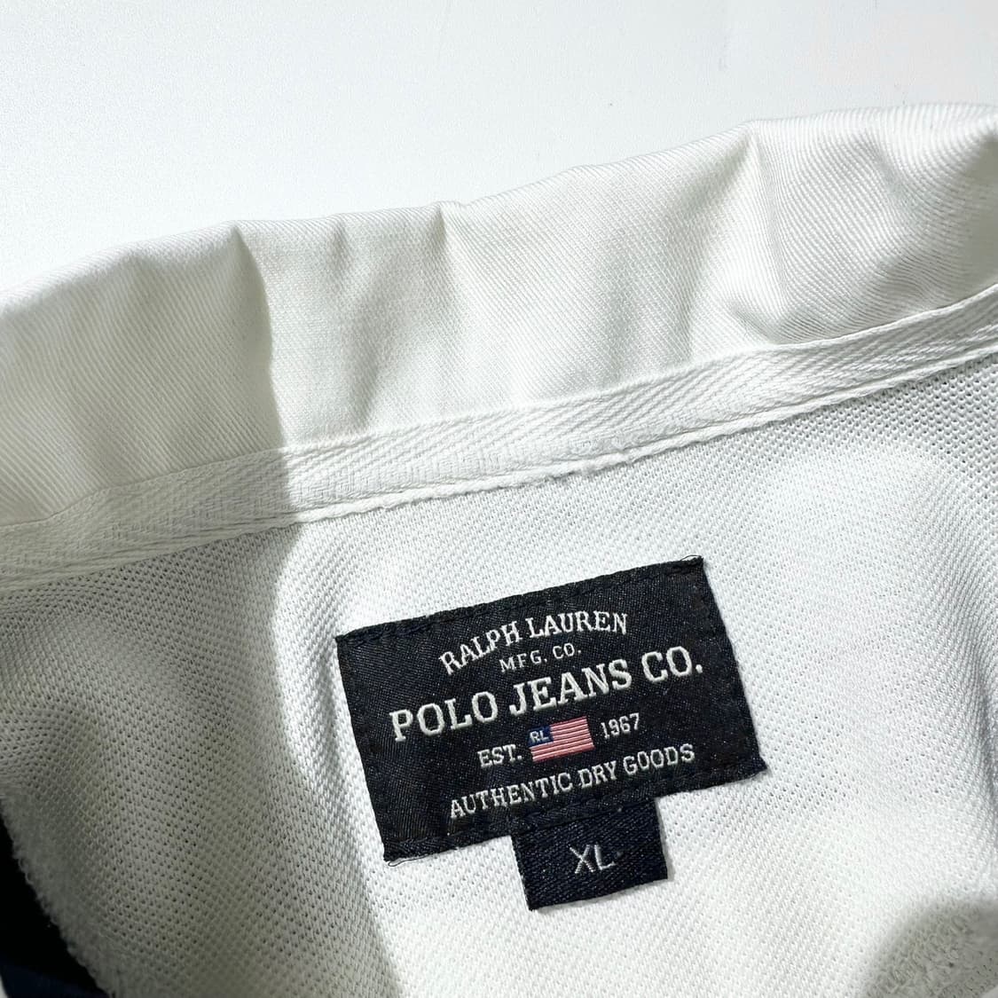 폴로 진스 컴퍼니 랄프로렌 크레스트 로고 스트라이프 피케 카라반팔 티셔츠 상품이미지4