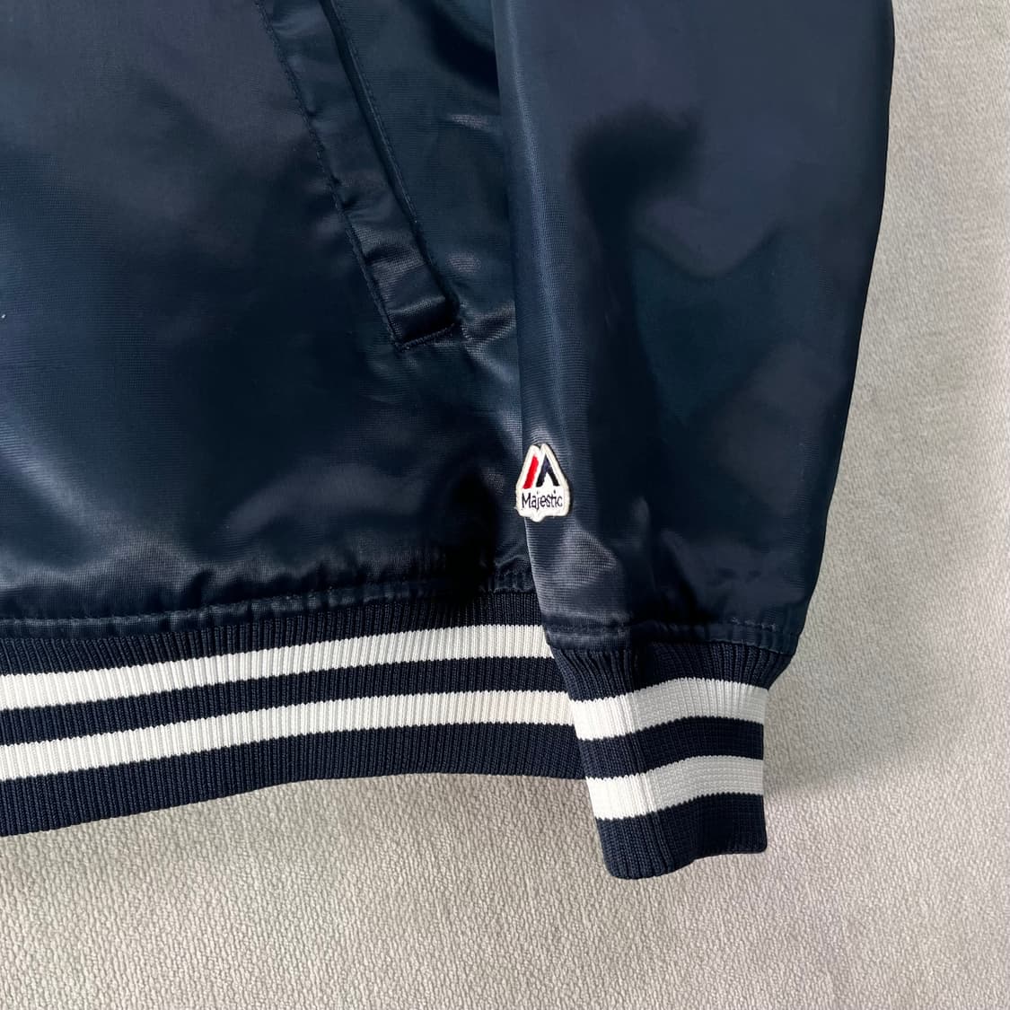 100 90s 마제스틱 일본판 뉴욕 양키즈 스타디움 바시티 자켓  상품이미지3