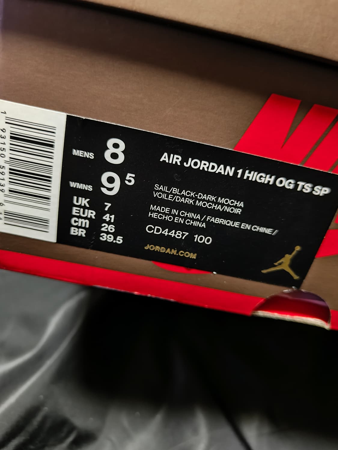 나이키 조던1 스캇 모카 상품이미지8