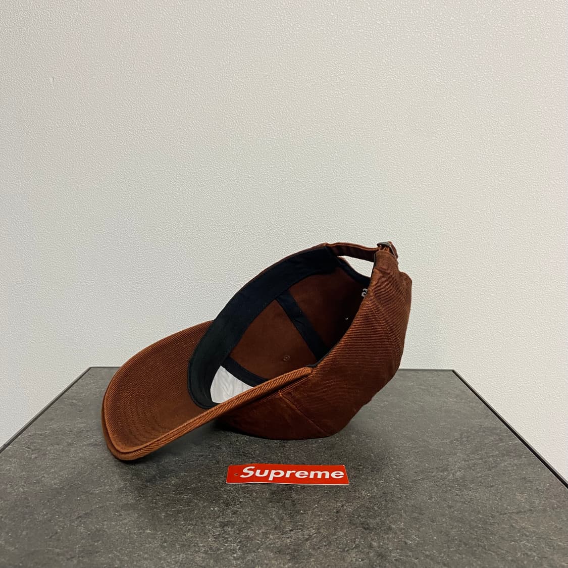 (OS) 슈프림 6패널 볼캡 모자 워시드 트윌 러스트 브라운 상품이미지6