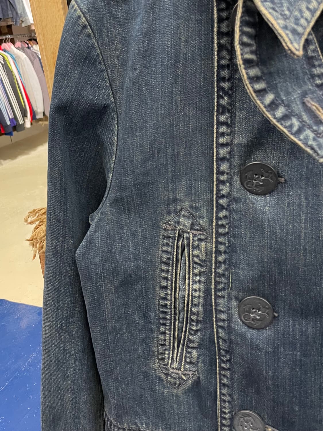 DnS 데님앤서플라이 데님 해군 피코트 상품이미지8