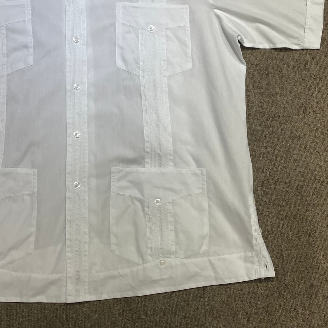 (3XL) 자수 포켓 반팔 셔츠   상품이미지6