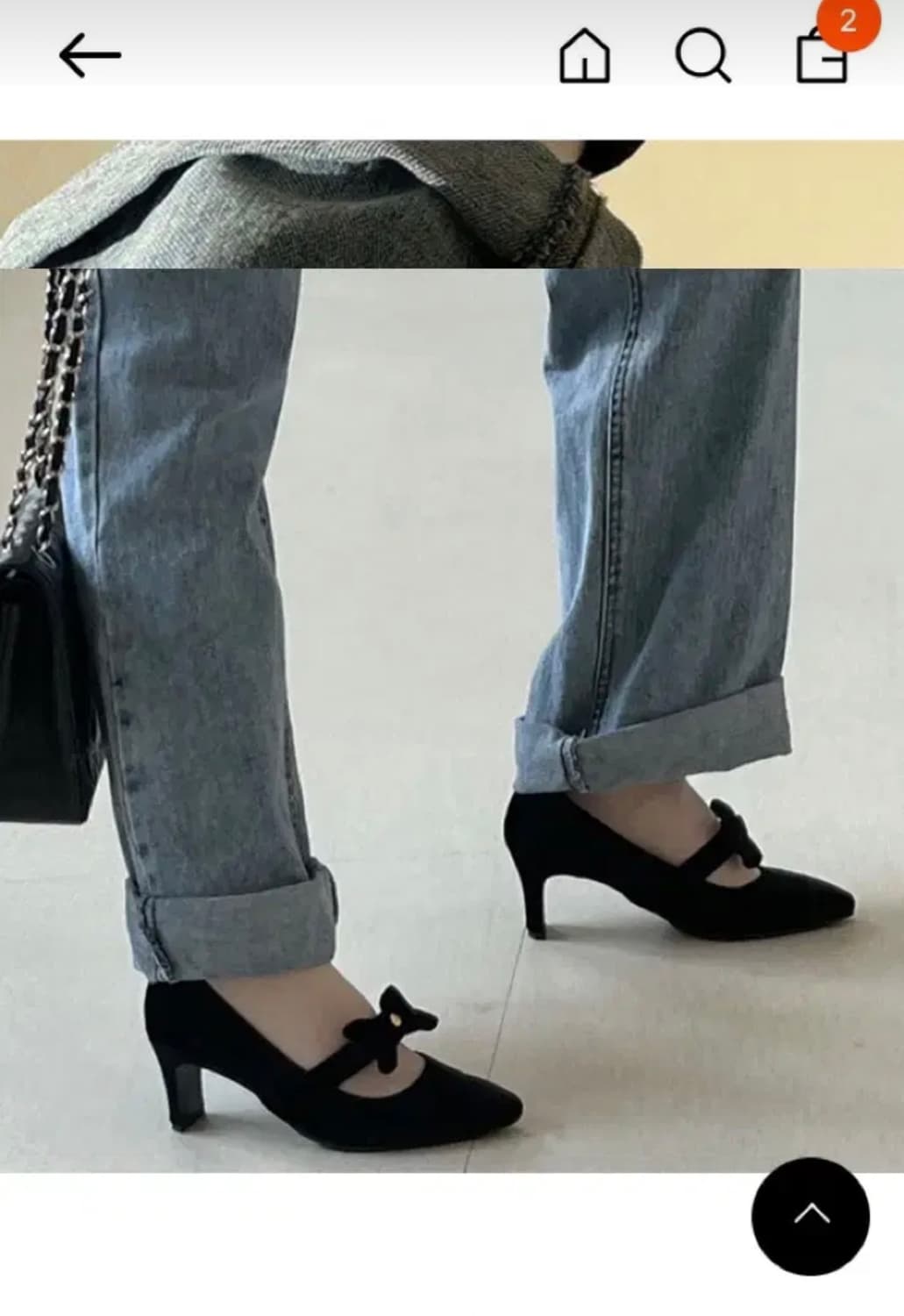 르바즈 벨벳 구두 (4센치) 230-235 상품이미지2