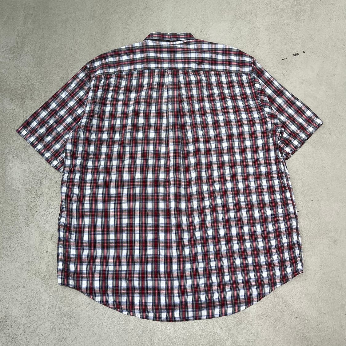 노티카 시어서커 체크 하프셔츠 s10923 상품이미지2