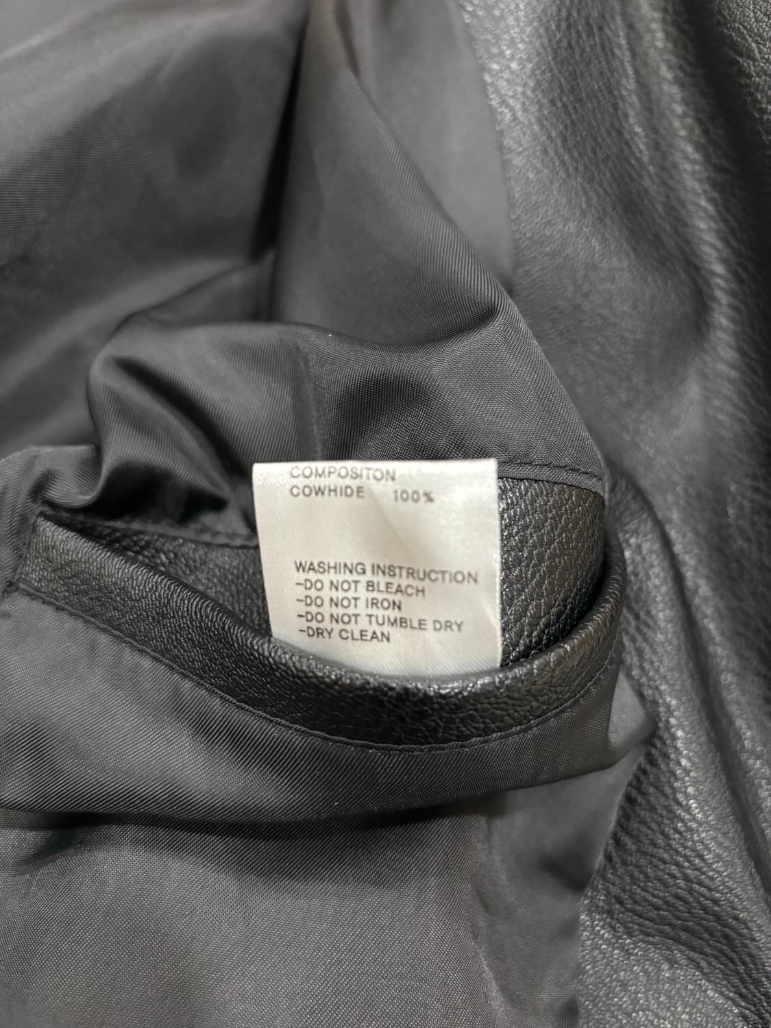 CCLOVER 소가죽 블루종 가죽자켓 상품이미지5