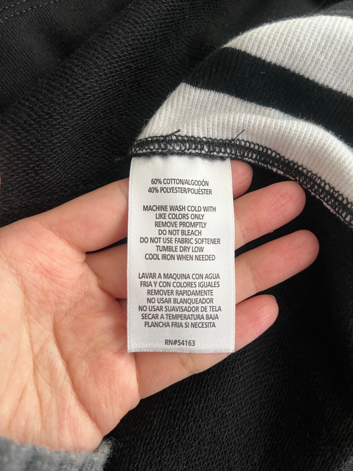 M) 새상품 DKNY 스포츠 후드 반팔 원피스 블랙 상품이미지6