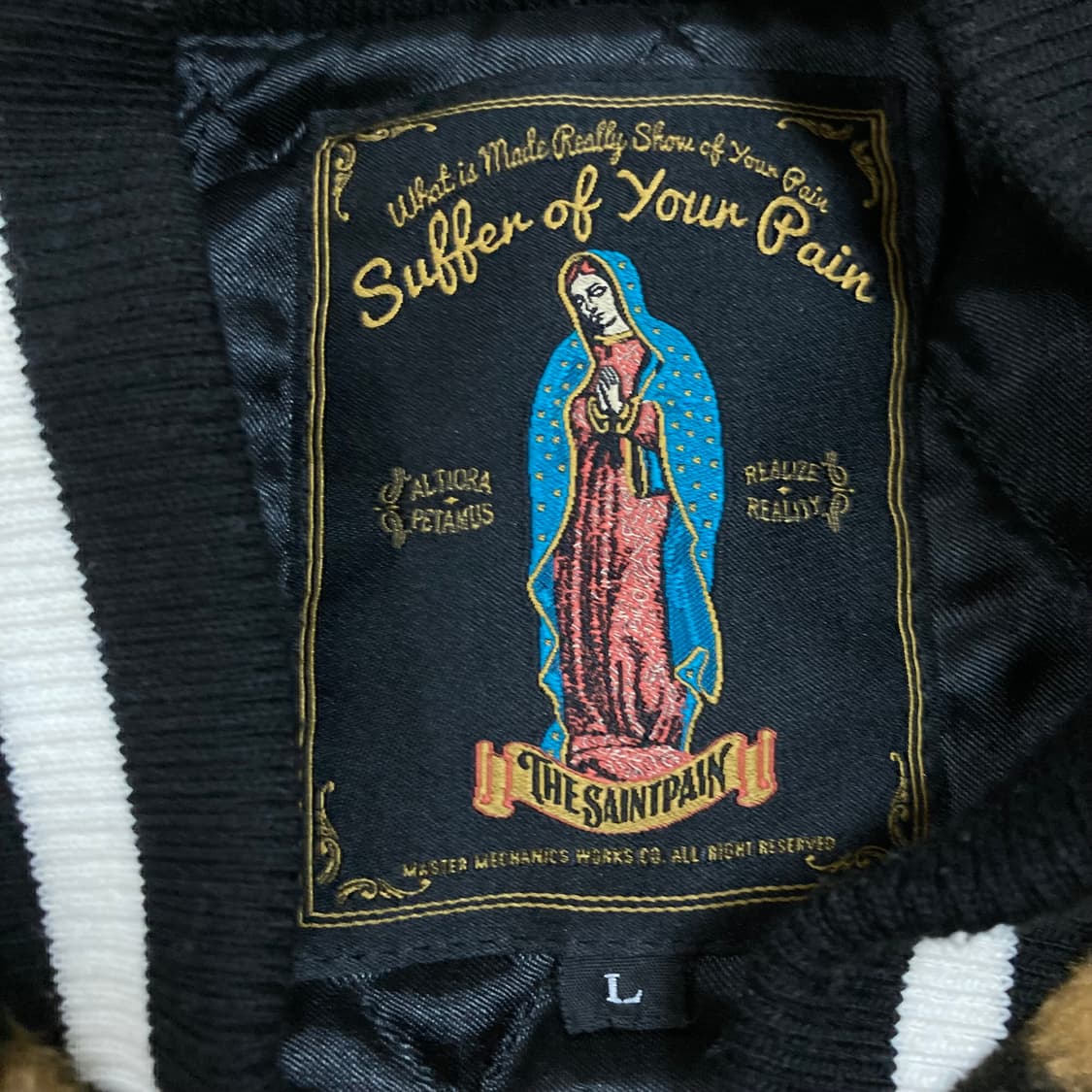 세인트페인 스몰 로고 레오파드 자켓 상품이미지4