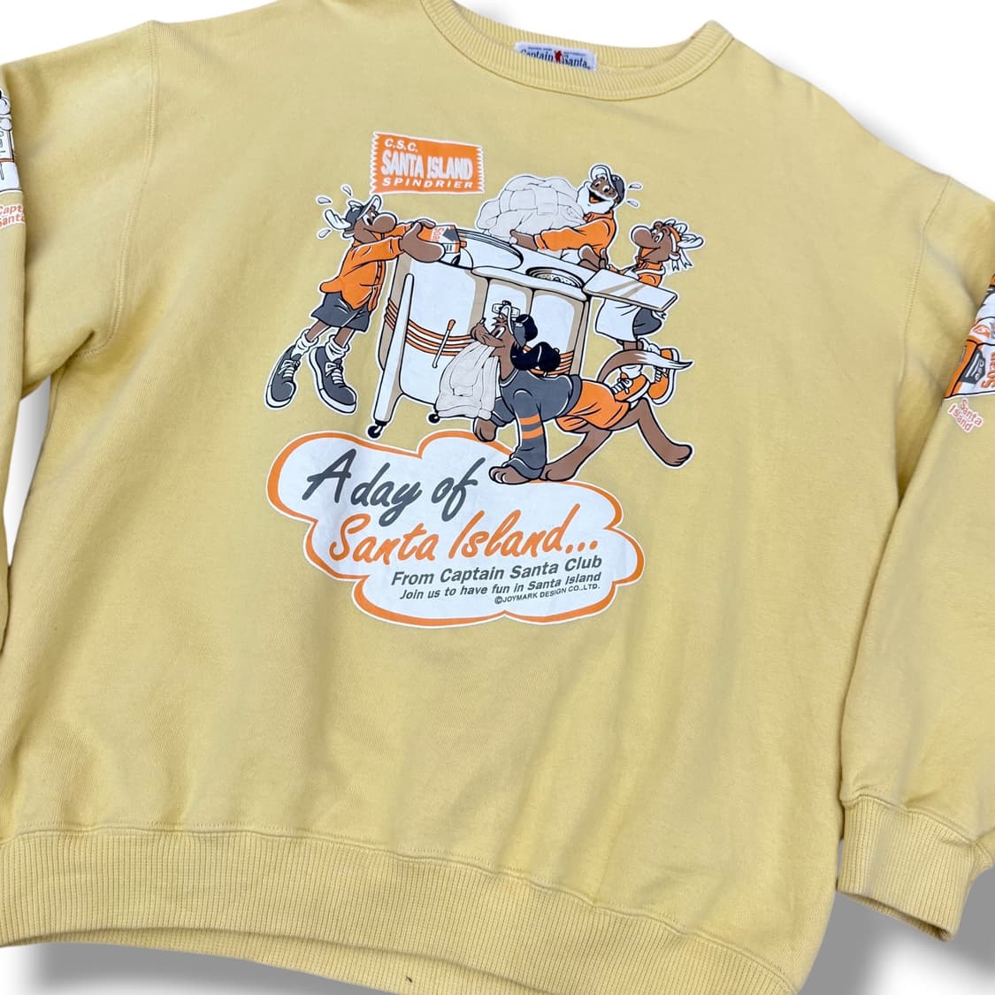 캡틴 산타 레몬 노랑 그래픽 맨투맨 상품이미지3