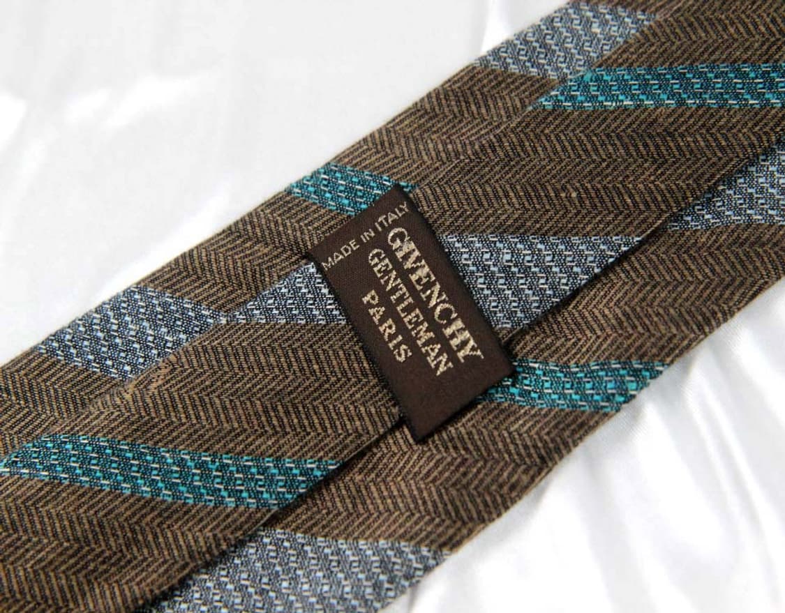 지방시 8.9cm A등급 린넨 남자 명품 넥타이 상품이미지3