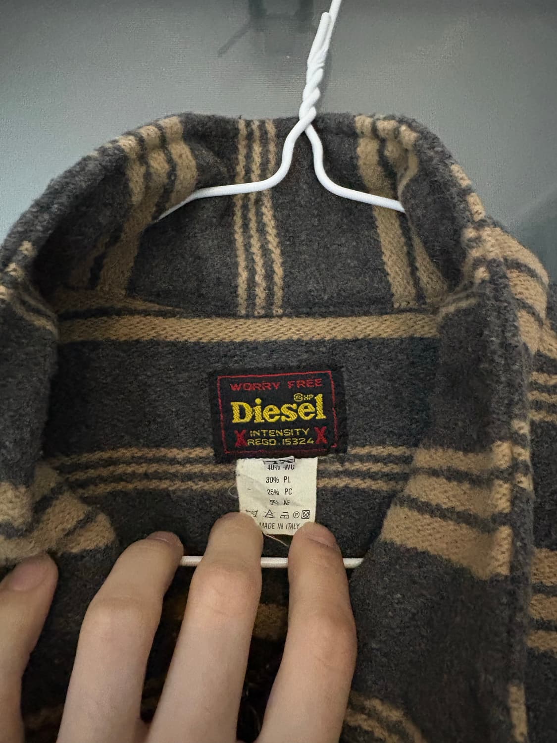 디젤 빈티지 집업 자켓 상품이미지3