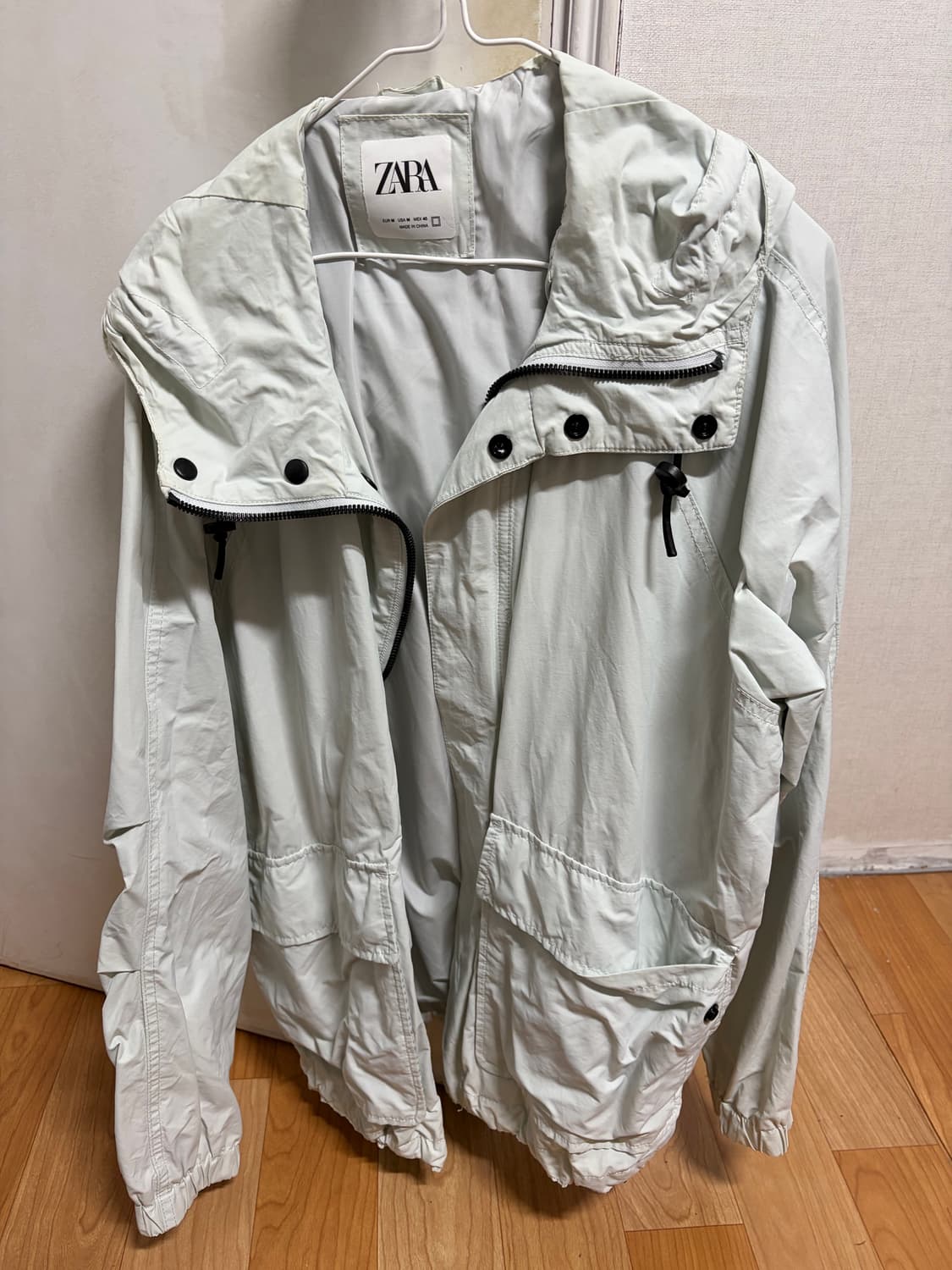 zara 나일론 윈드브레이크 상품이미지2