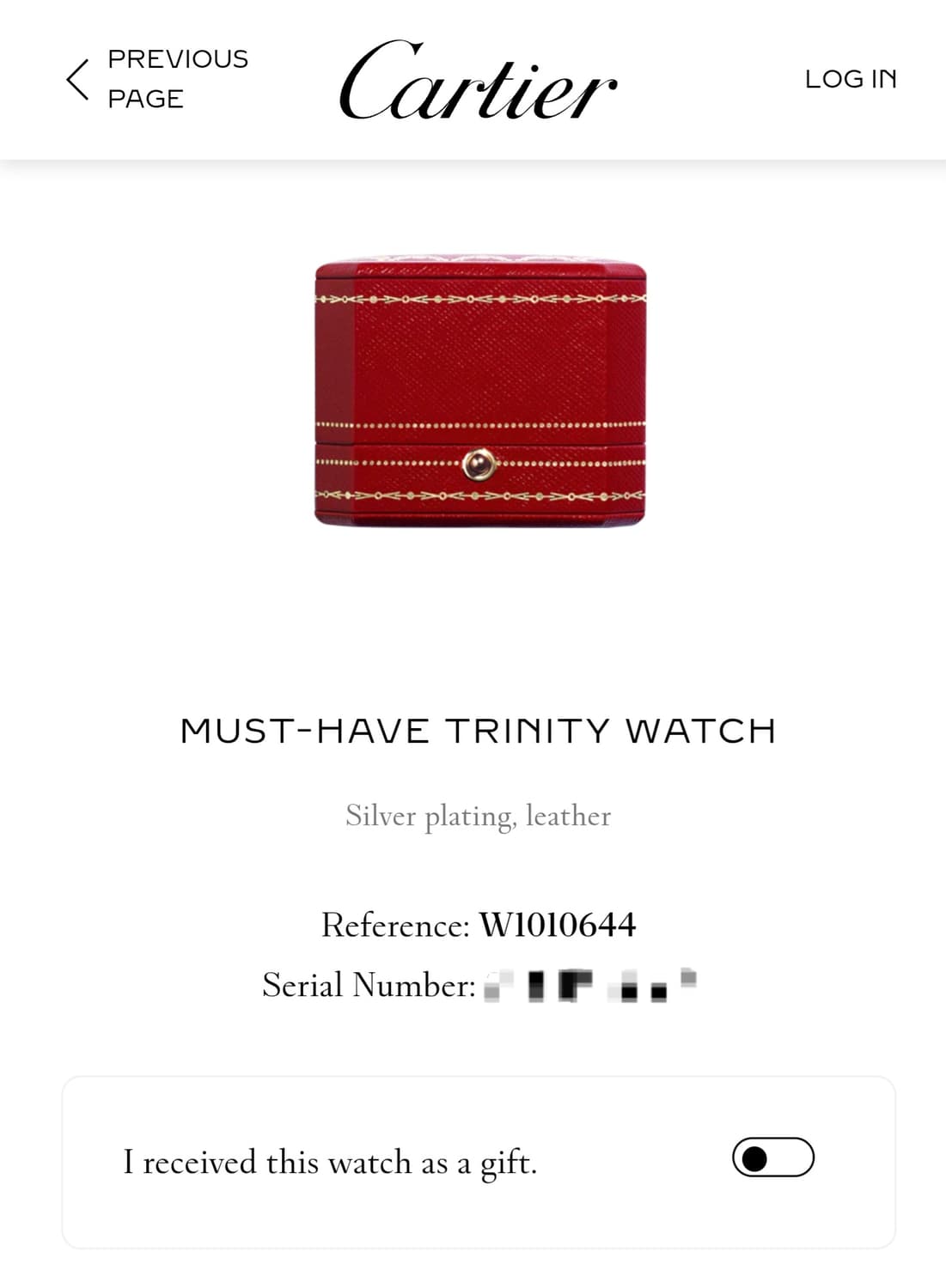 까르띠에 머스트 트리니티 선레이 실버다이얼 디버클 여성시계 99년 상품이미지8