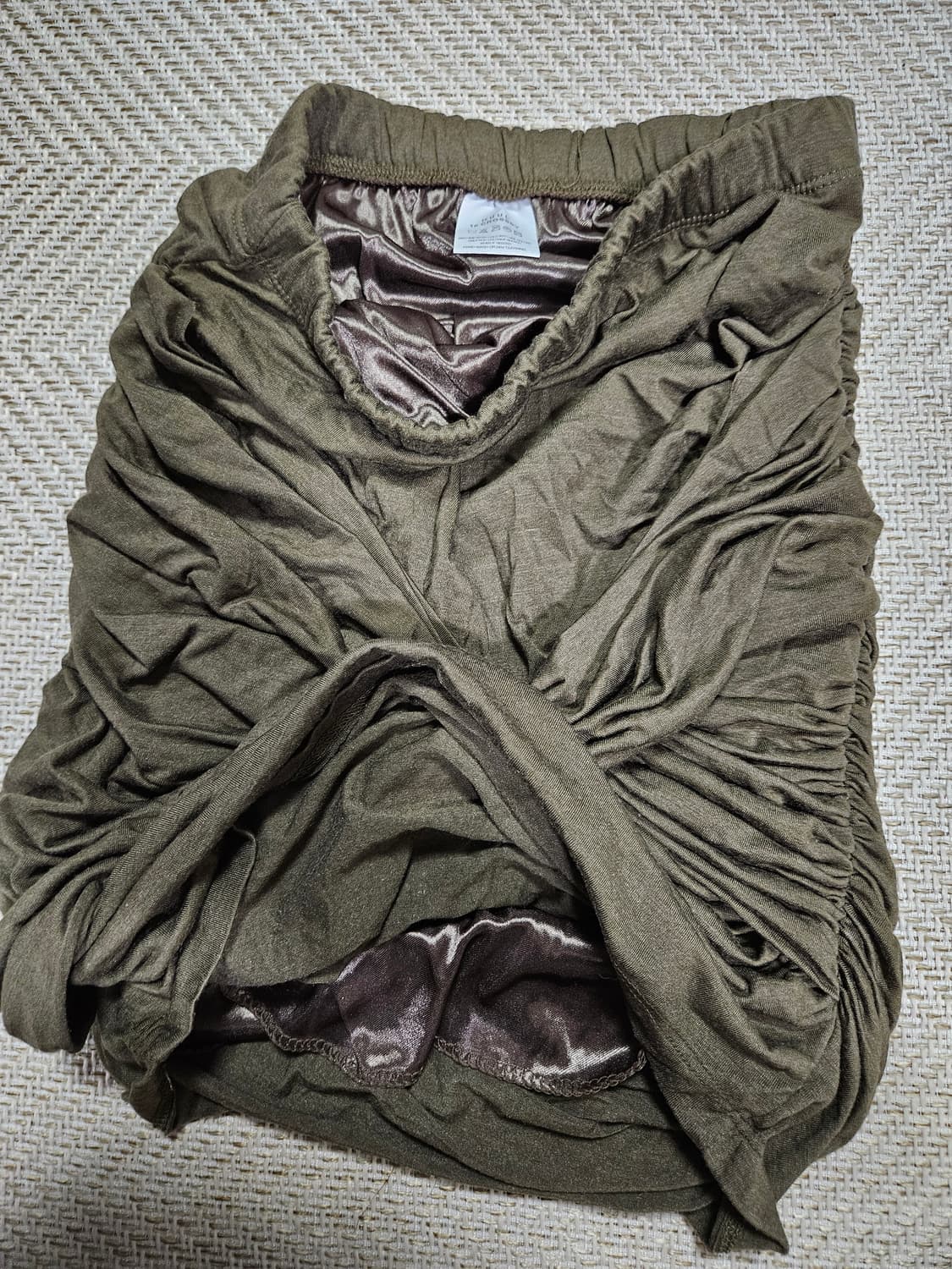 꼬임셔링 밴딩스커트 상품이미지3