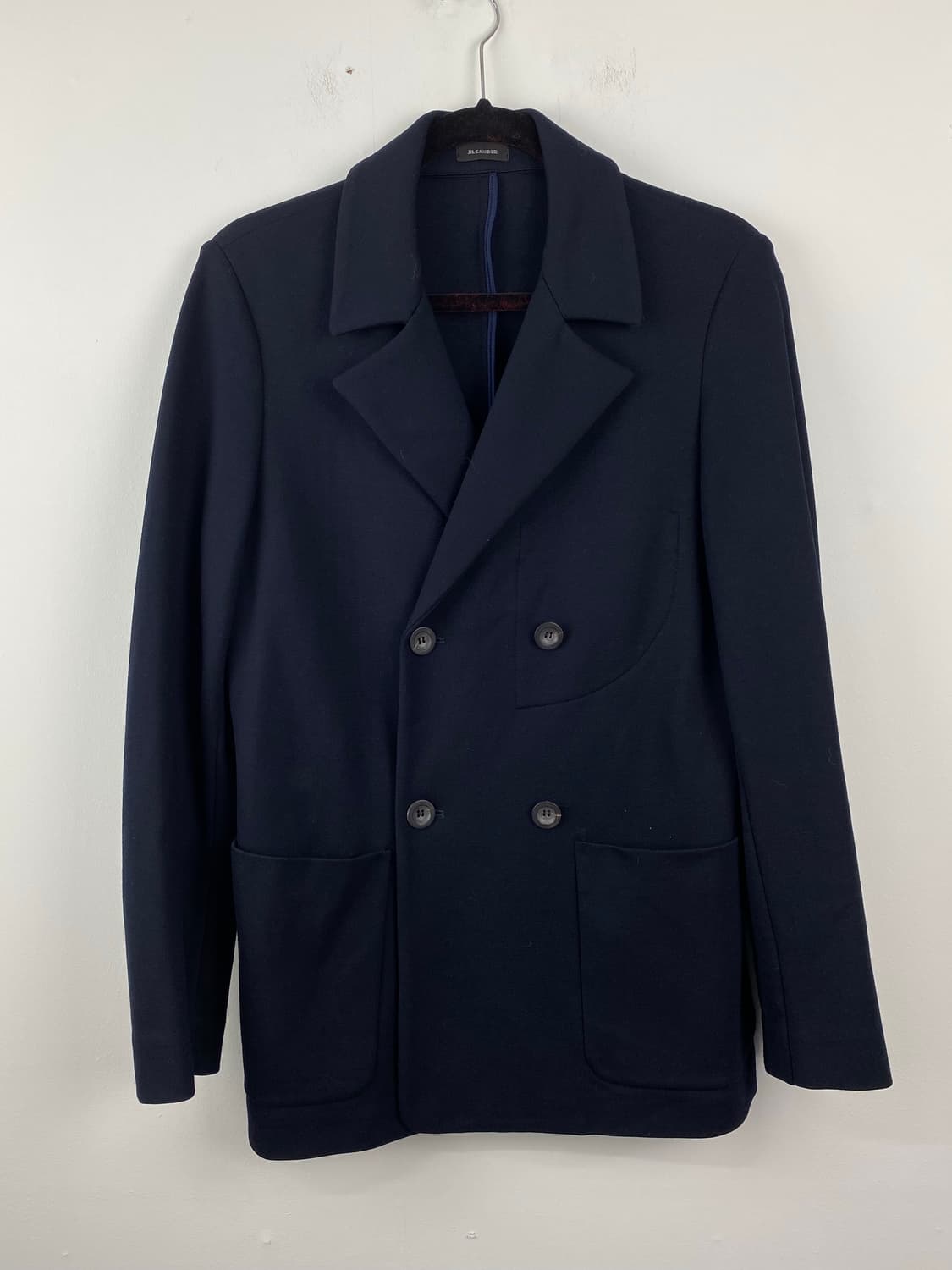 Jil Sander 질샌더 네이비 더블 자켓 M 상품이미지1
