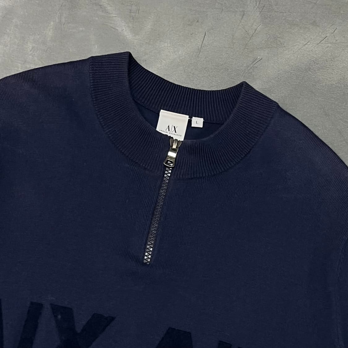  아르마니 익스체인지 반집업 하프 니트 y15834 상품이미지4