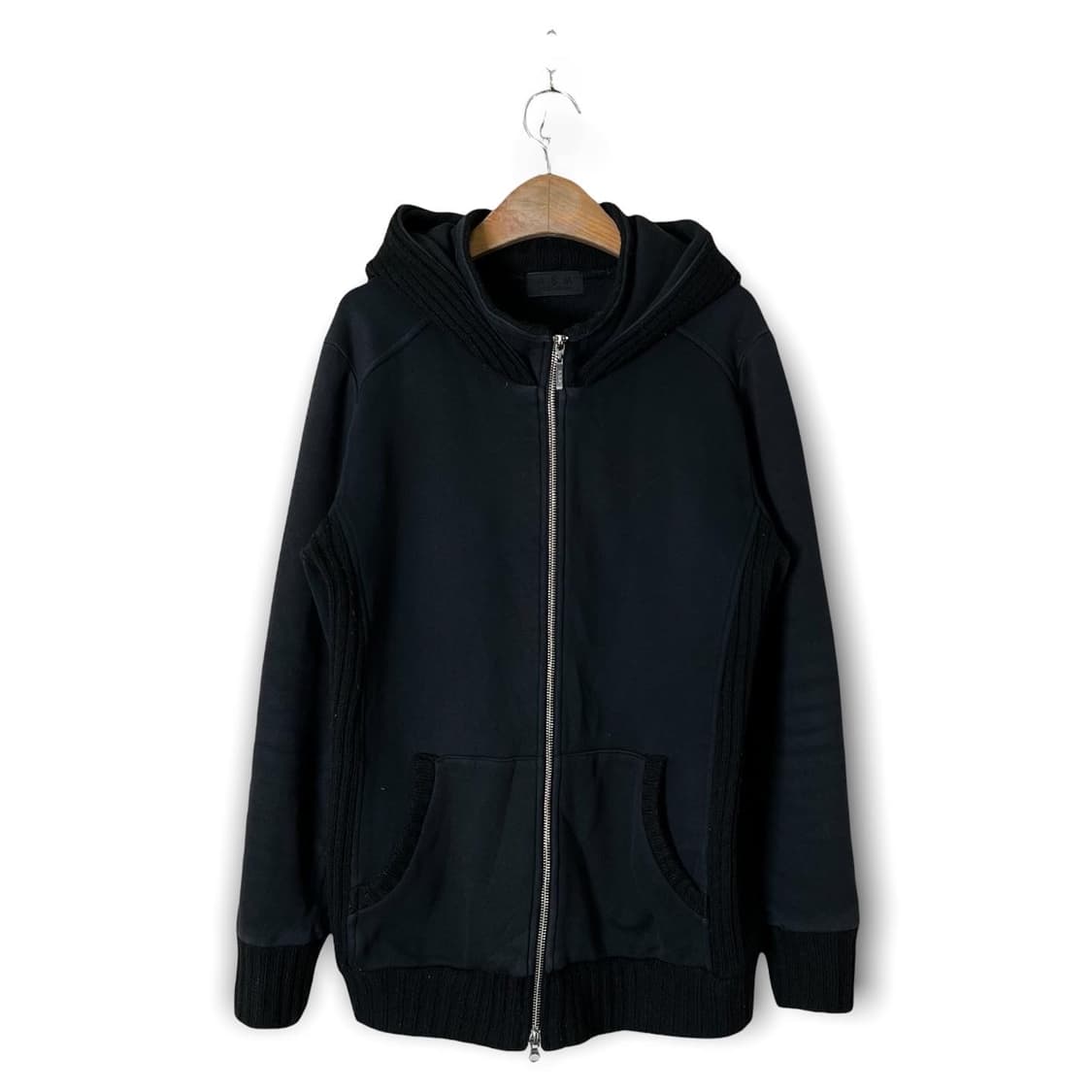 아틀리에 서브 맨 니트 트림 집업 후디 상품이미지2