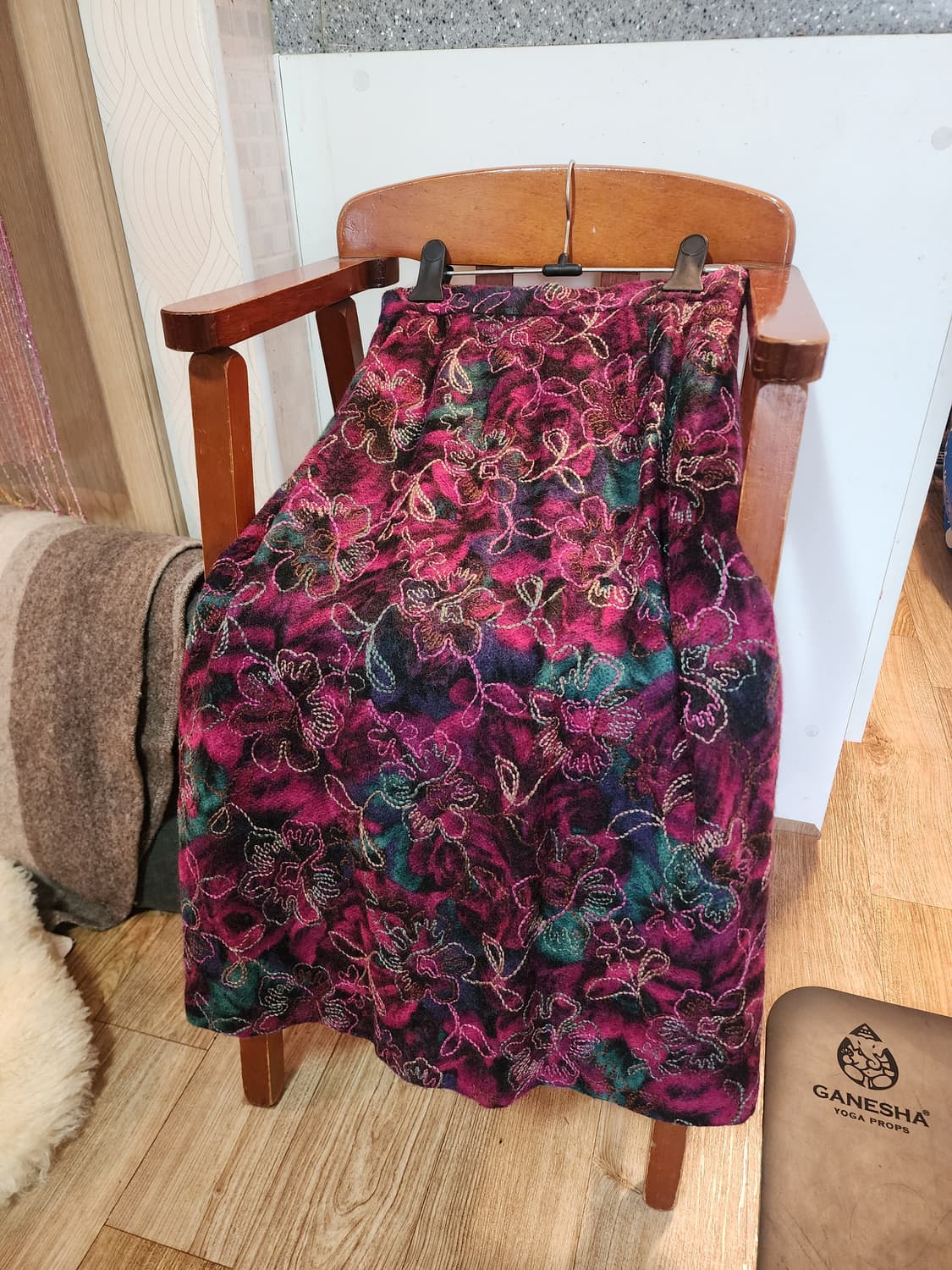 빈티지 수제 모헤어 스커트 44-55 상품이미지5