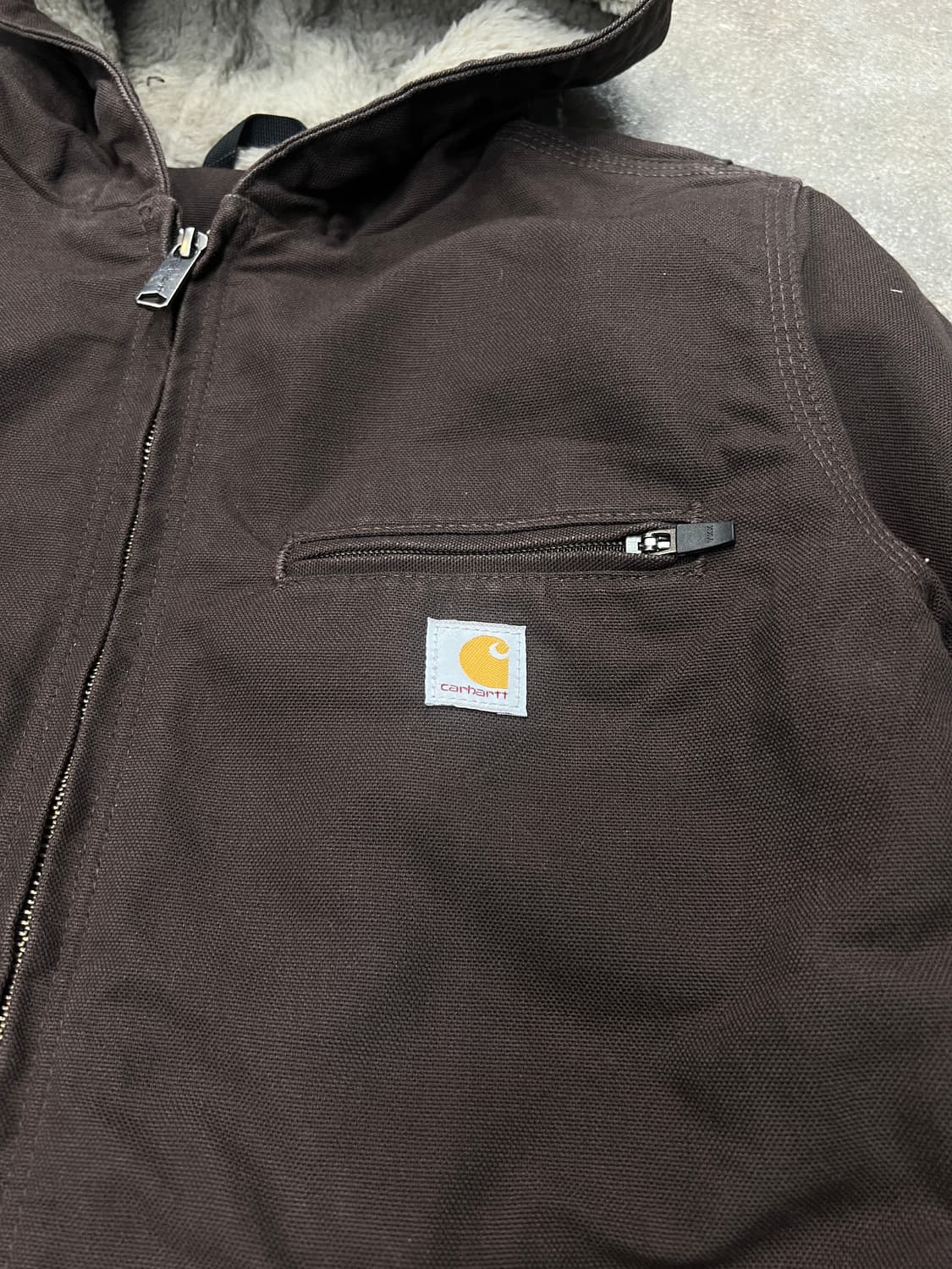 칼하트 셰르파 후드 덕 자켓 상품이미지2