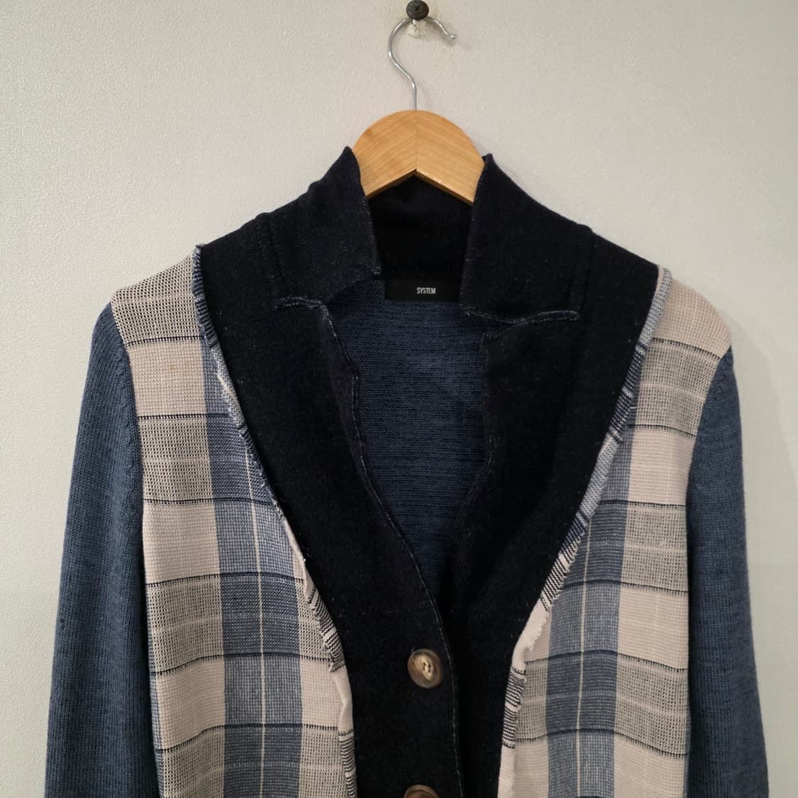 SYSTEM 배색 가디건 90사이즈 상품이미지3
