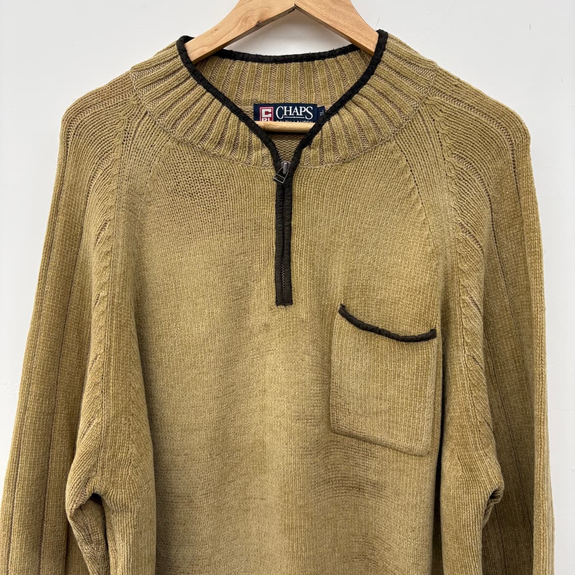 CHAPS 랄프로렌 집업 니트 스웨터 남/XL 상품이미지2