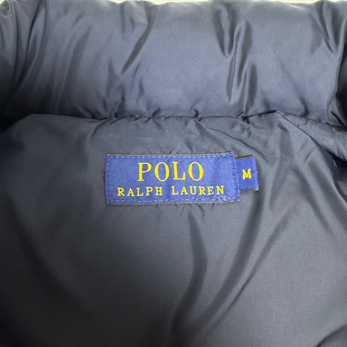 폴로 랄프로렌 패딩 조끼 네이비 M 상품이미지6