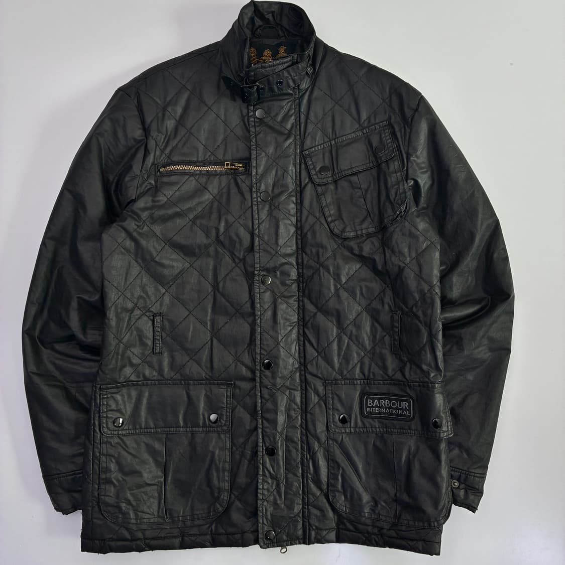 Barbour 바버 인터네셔널 에쉬비 퀼튀드 왁스 자켓 상품이미지3
