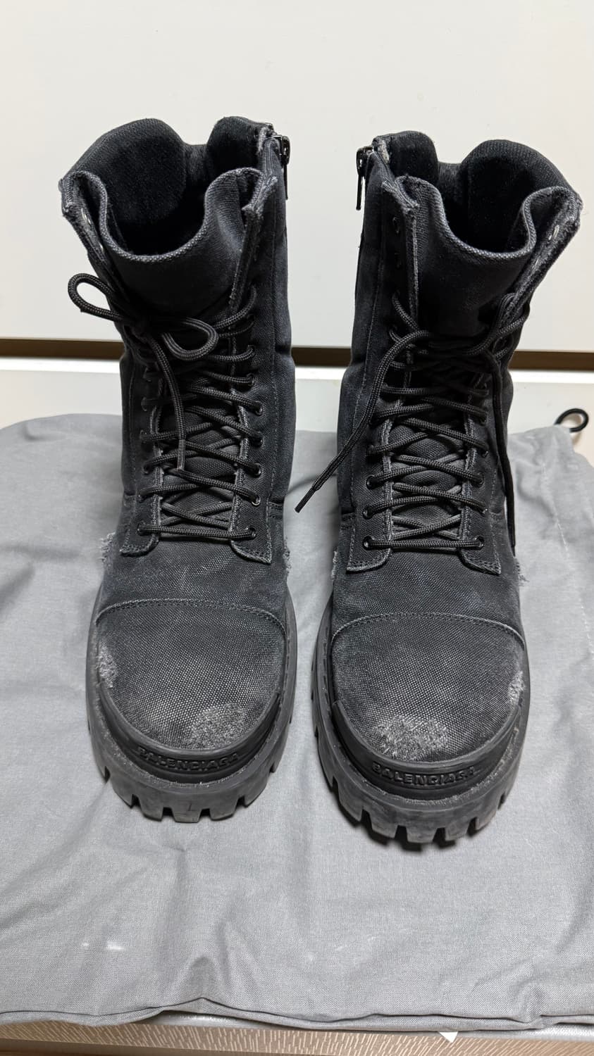 [41E] 발렌시아가 스트라이크 컴뱃부츠 블랙 상품이미지4