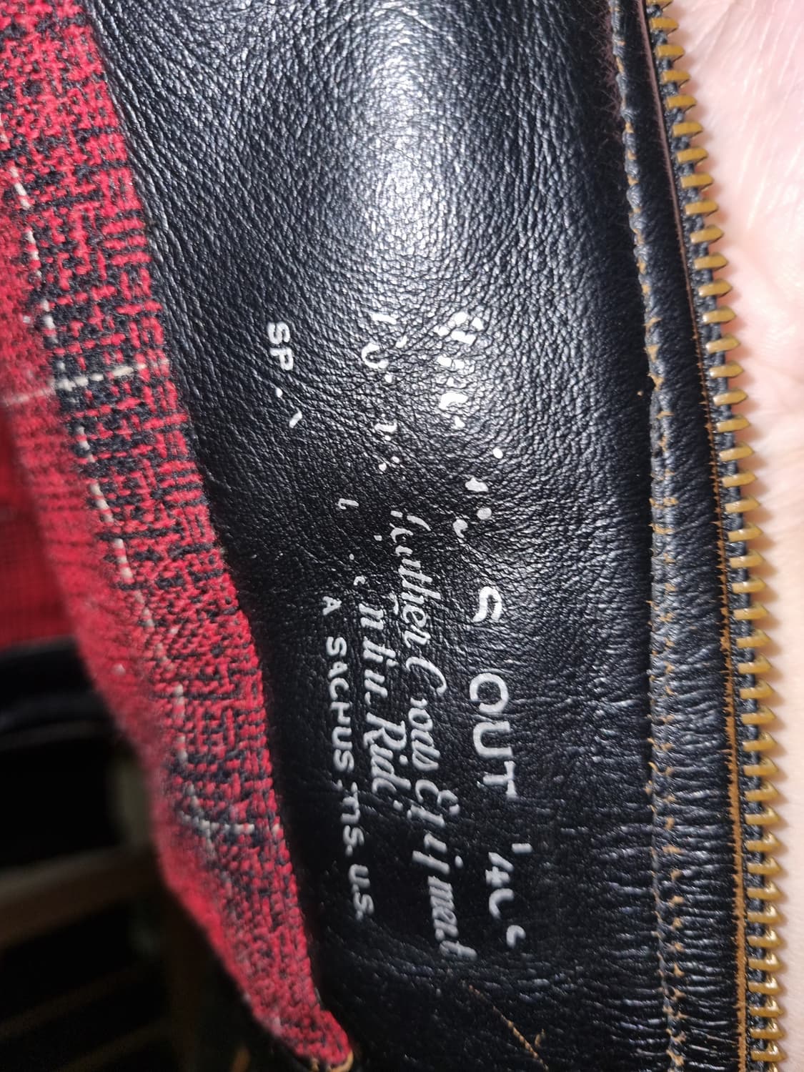 토요엔터프라이즈 36 D링 라이더 말가죽 자켓 인디언모터싸이클 홀스 상품이미지4