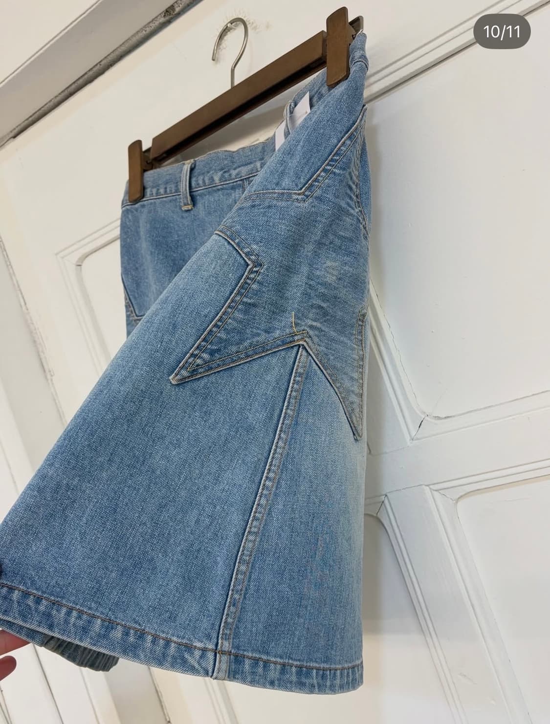 히스테릭 글래머 스타 데님 스커트 미디 스커트 상품이미지4