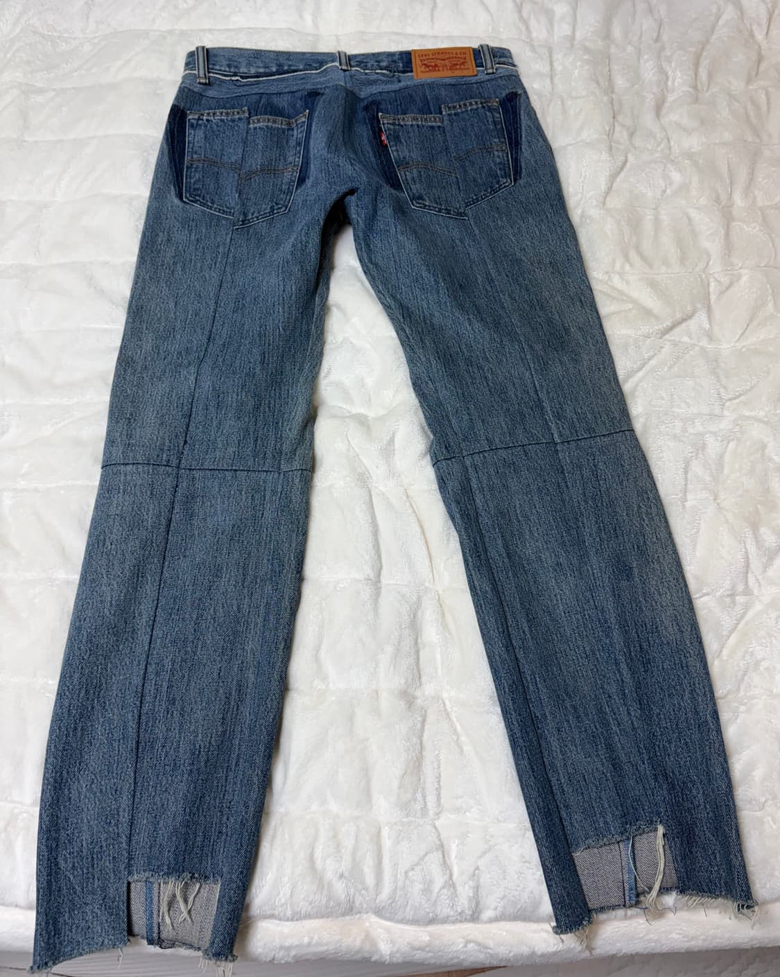 베트멍 리바이스 리워크 데님 진 중청 옴므 / M 상품이미지6