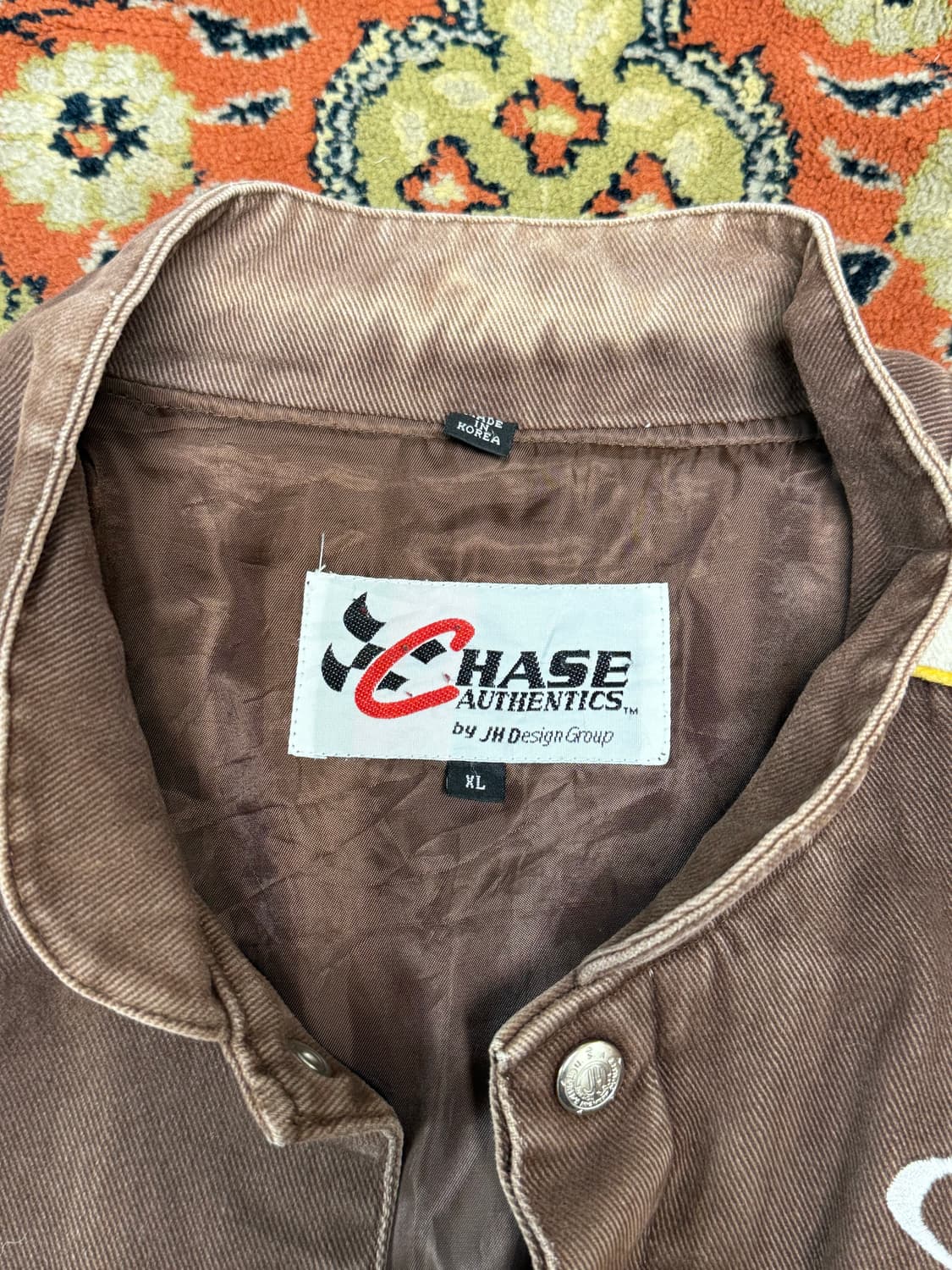 체이스 어센틱스 CHASE UPS 브라운 레이싱 자켓 XL 상품이미지3