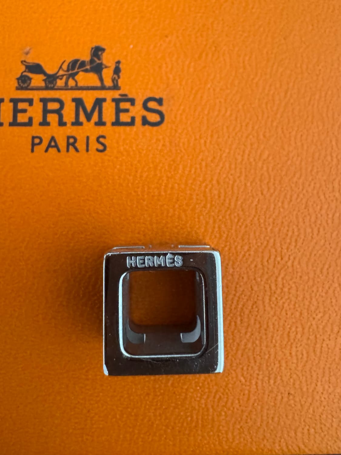 정품 에르메스 블루 케이지 목걸이 상품이미지6