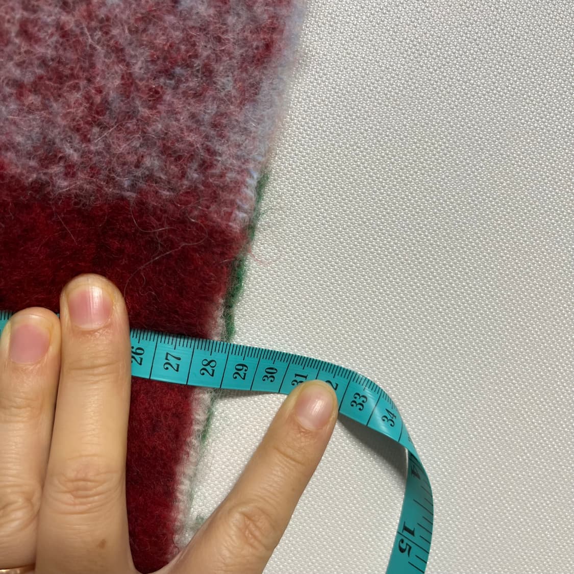 tessilechiti 이태리 도톰 알파카 체크 머플러  상품이미지3