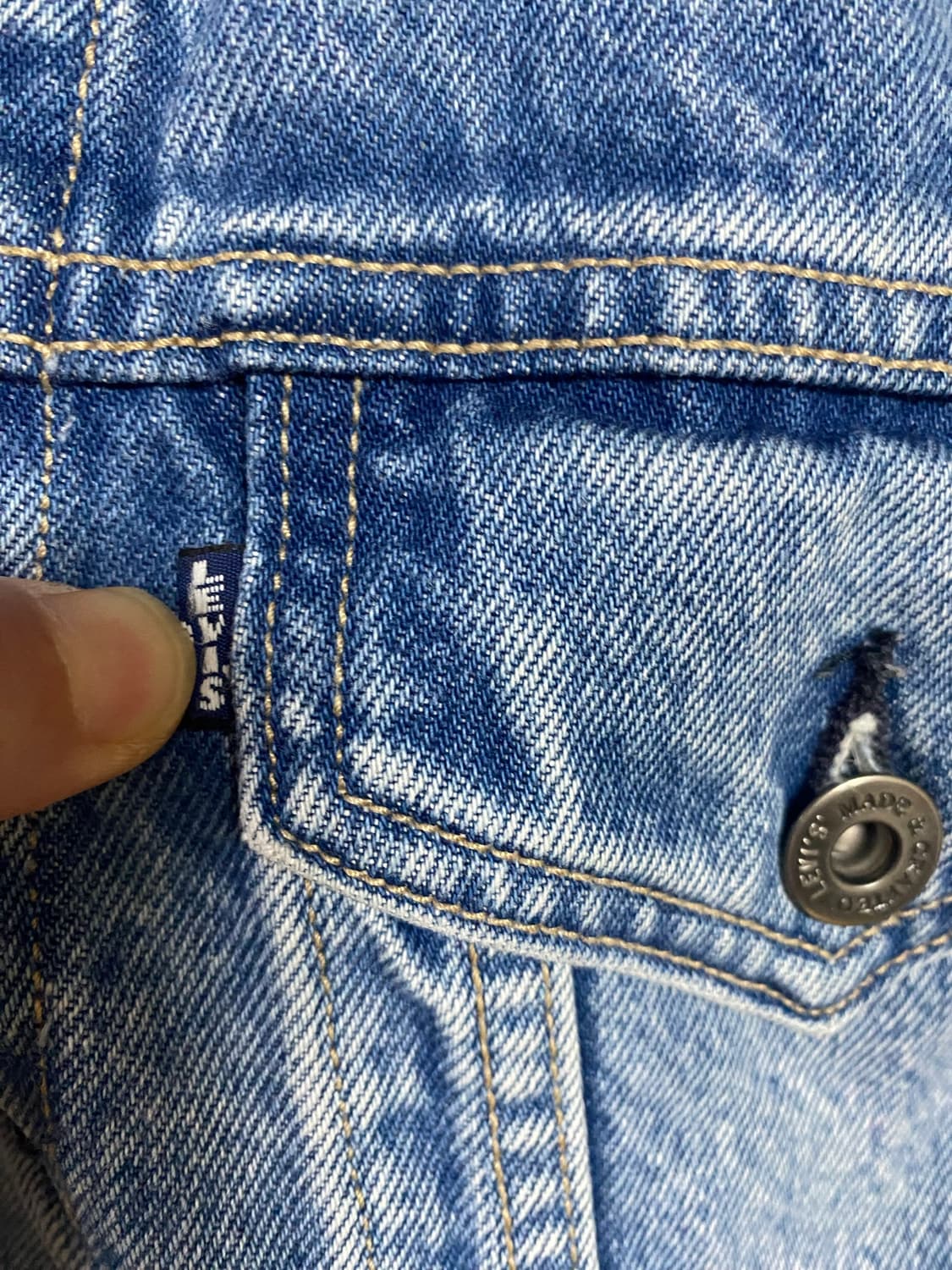 [LEVIS] 여성용 LMC 리바이스 블루탭 베스트 S사이즈 상품이미지3